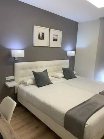 Bed in Hostal el Rocio