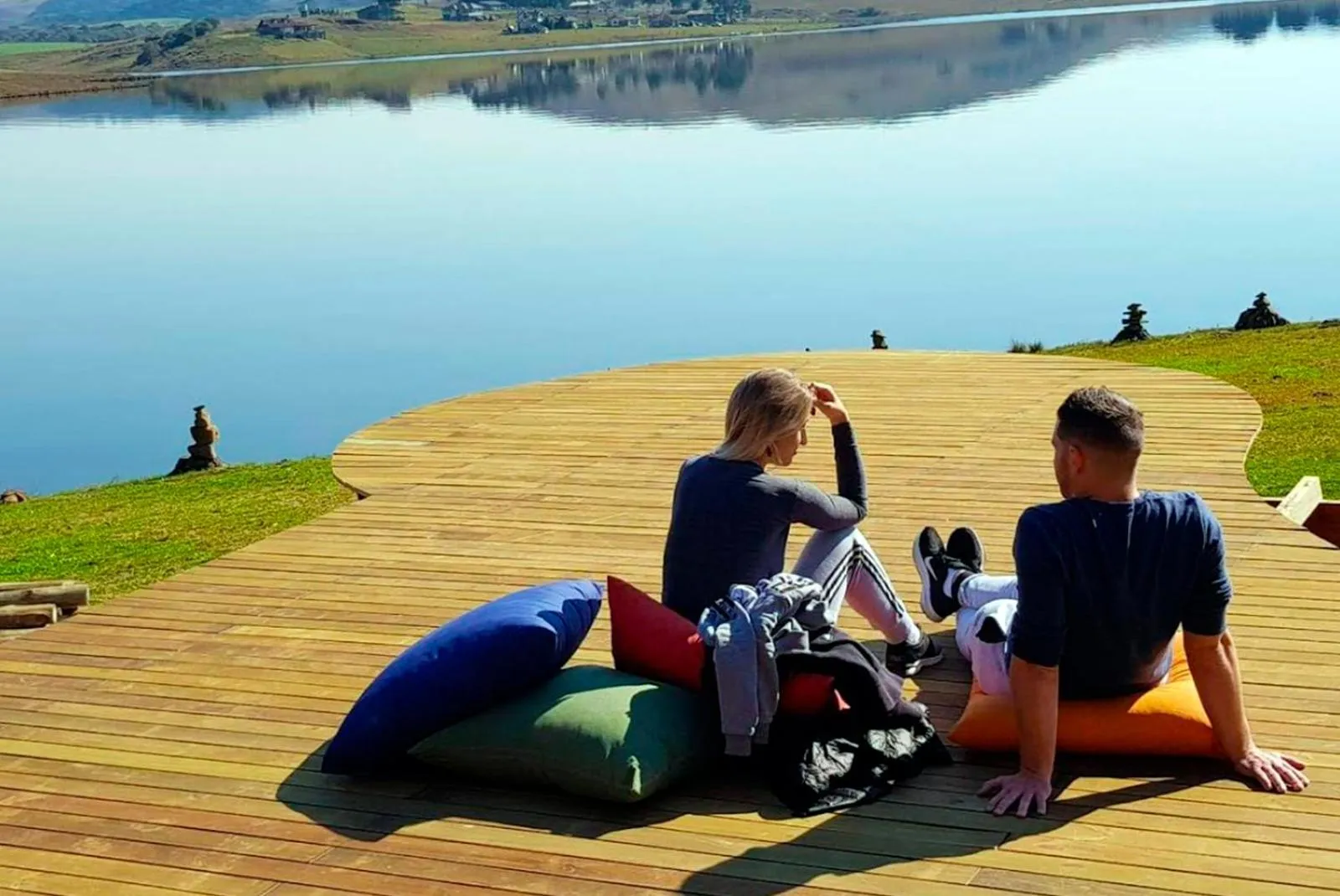 People in Tedesco Eco Park