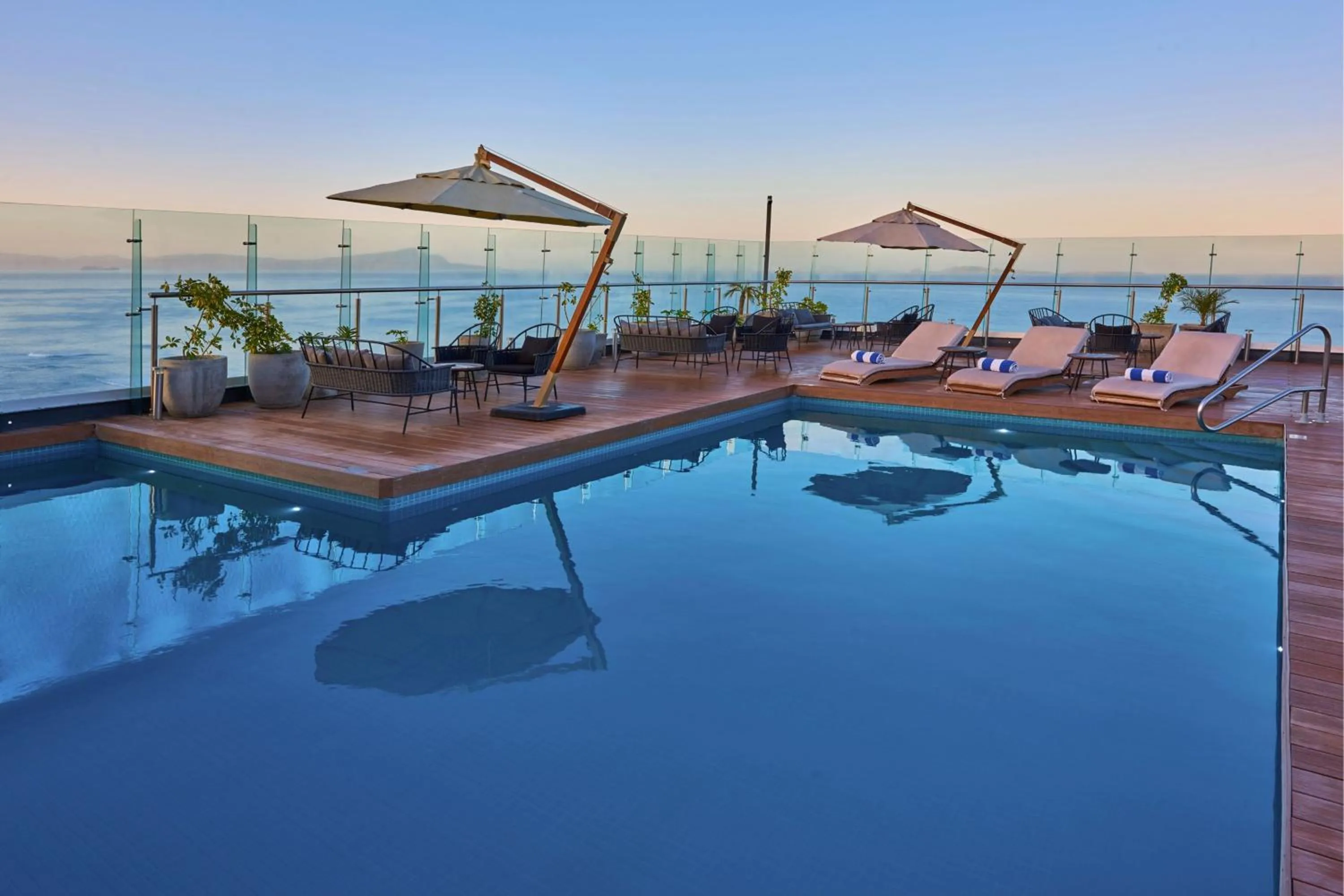 Swimming pool in City Express Plus by Marriott Ensenada