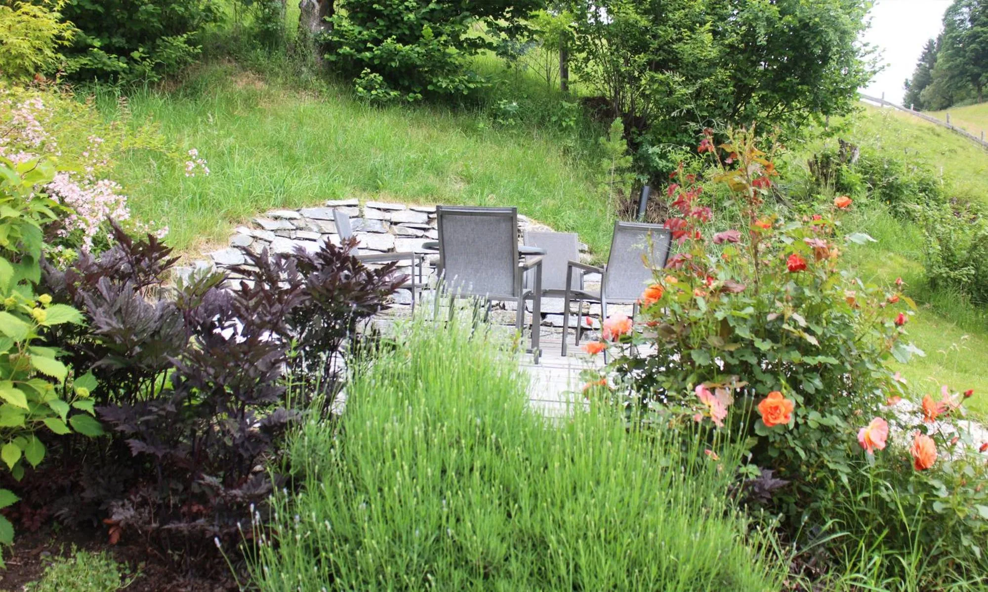 Garden in Appartements Naturnah