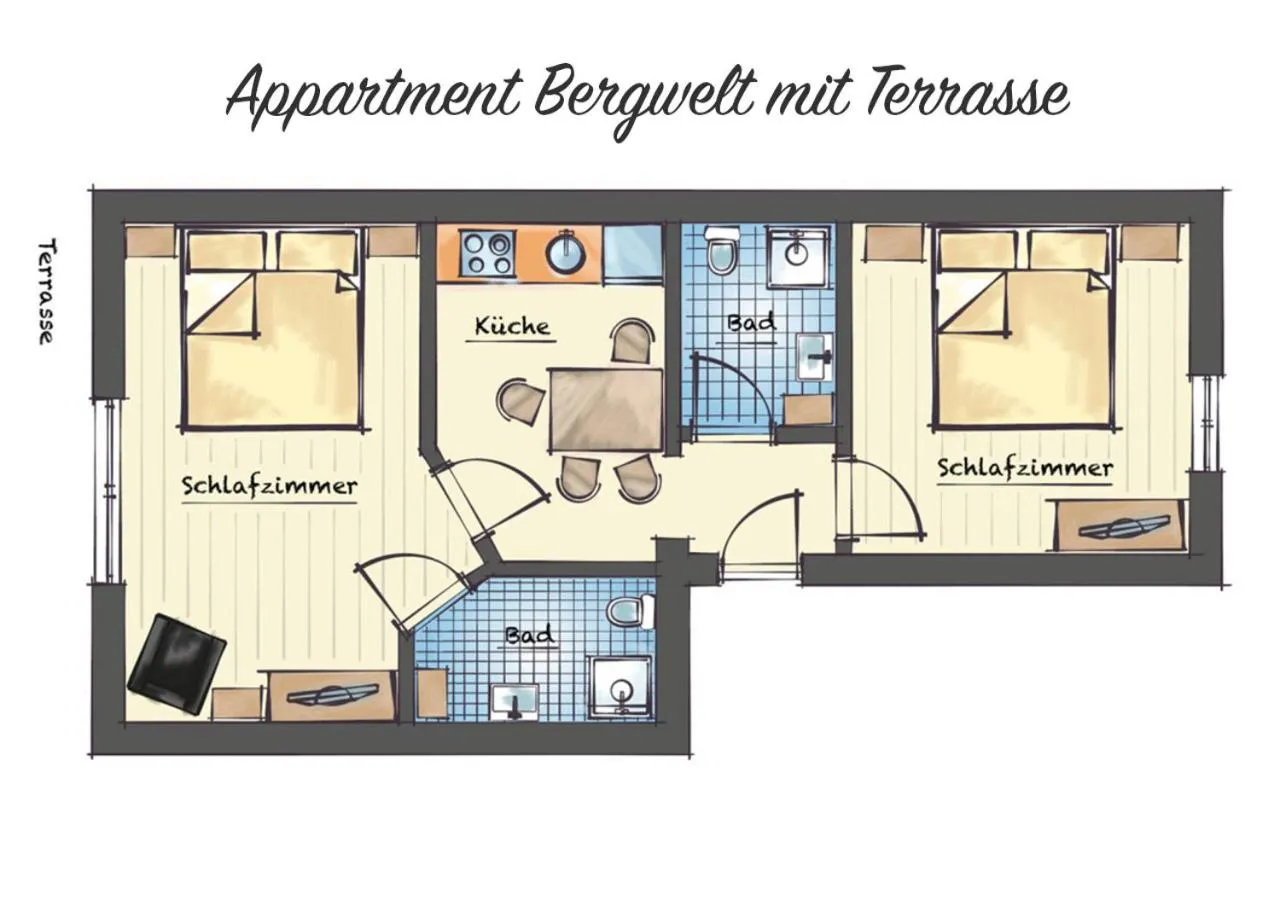 Floor plan in Appartements Naturnah