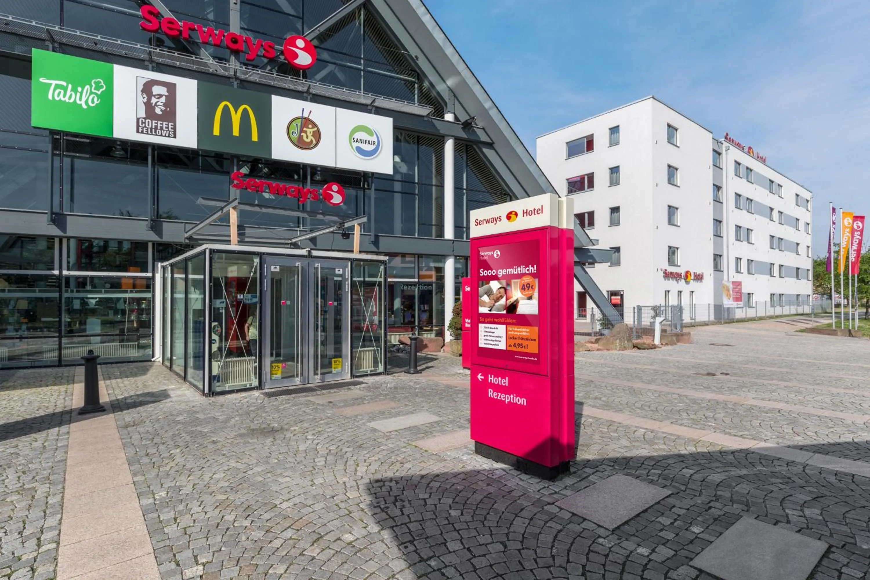 Facade/entrance in Serways Hotel Spessart