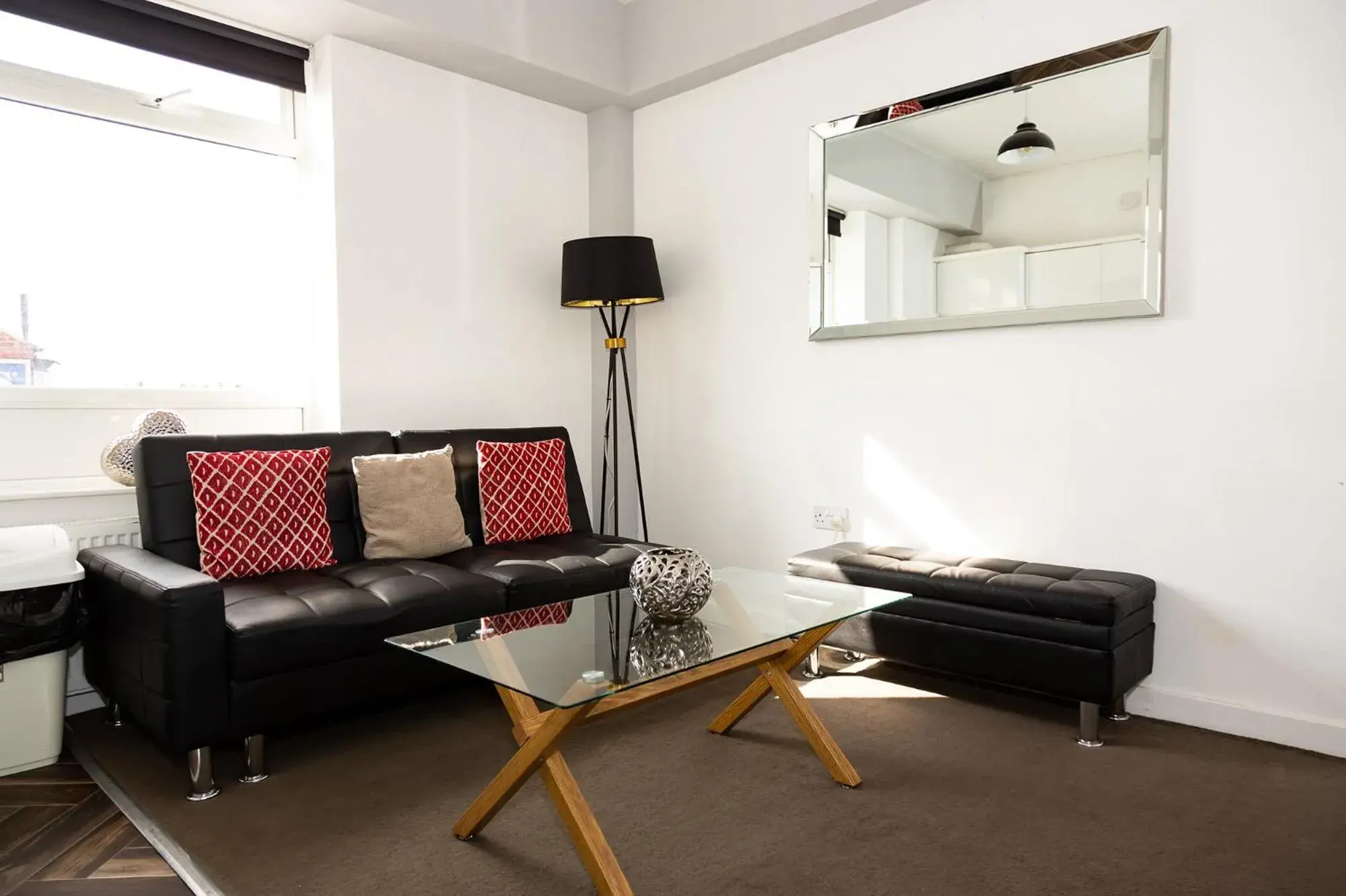 Living room, Seating Area in Alexander Apartments Roker