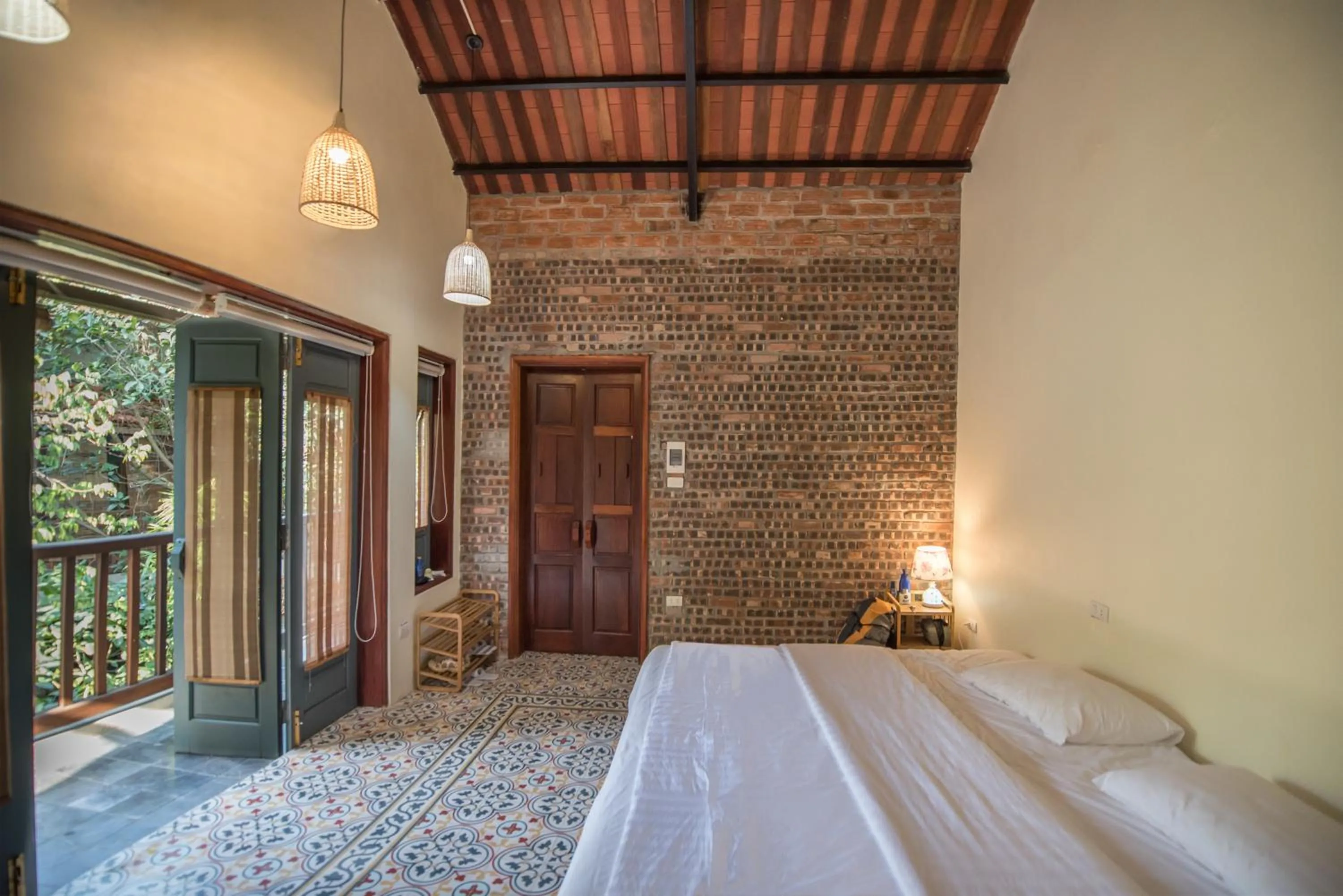 Bed in LittleTamCoc Boutique Villa Ninh Binh