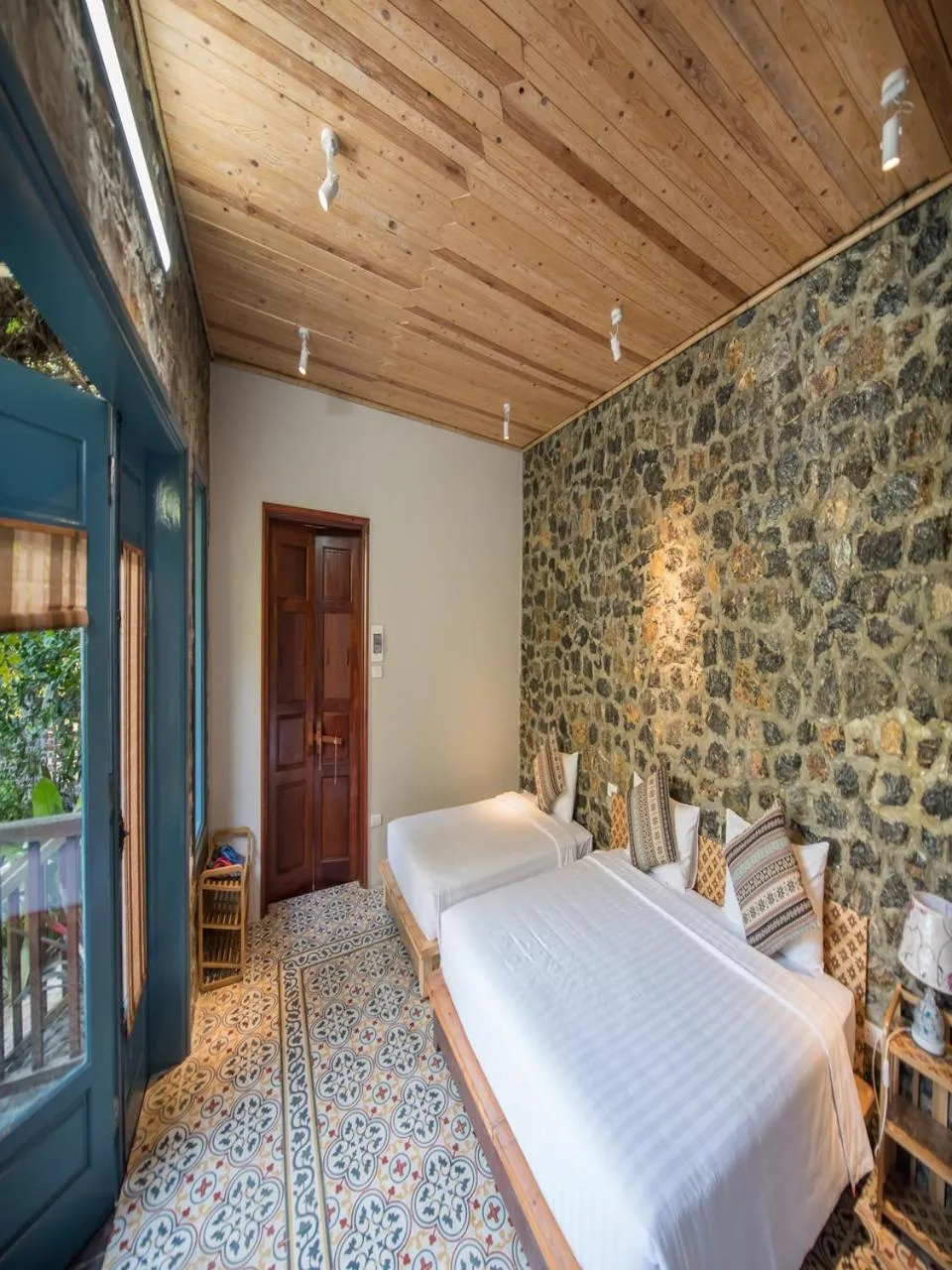 Bed in LittleTamCoc Boutique Villa Ninh Binh