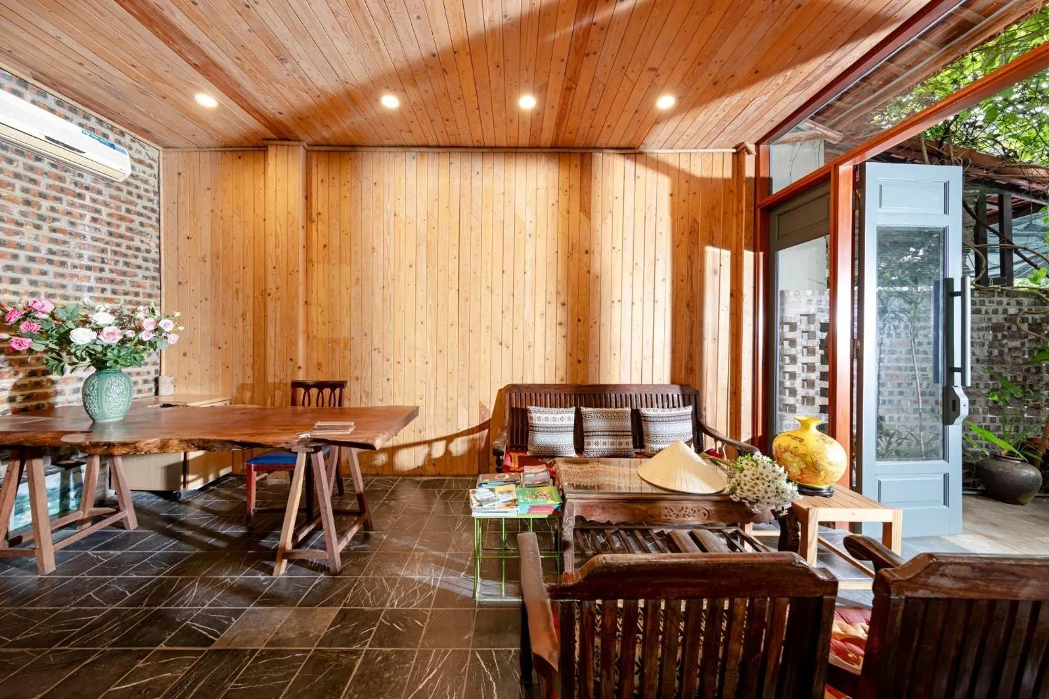 Lobby or reception in LittleTamCoc Boutique Villa Ninh Binh Lobby or reception in LittleTamCoc Boutique Villa Ninh Binh