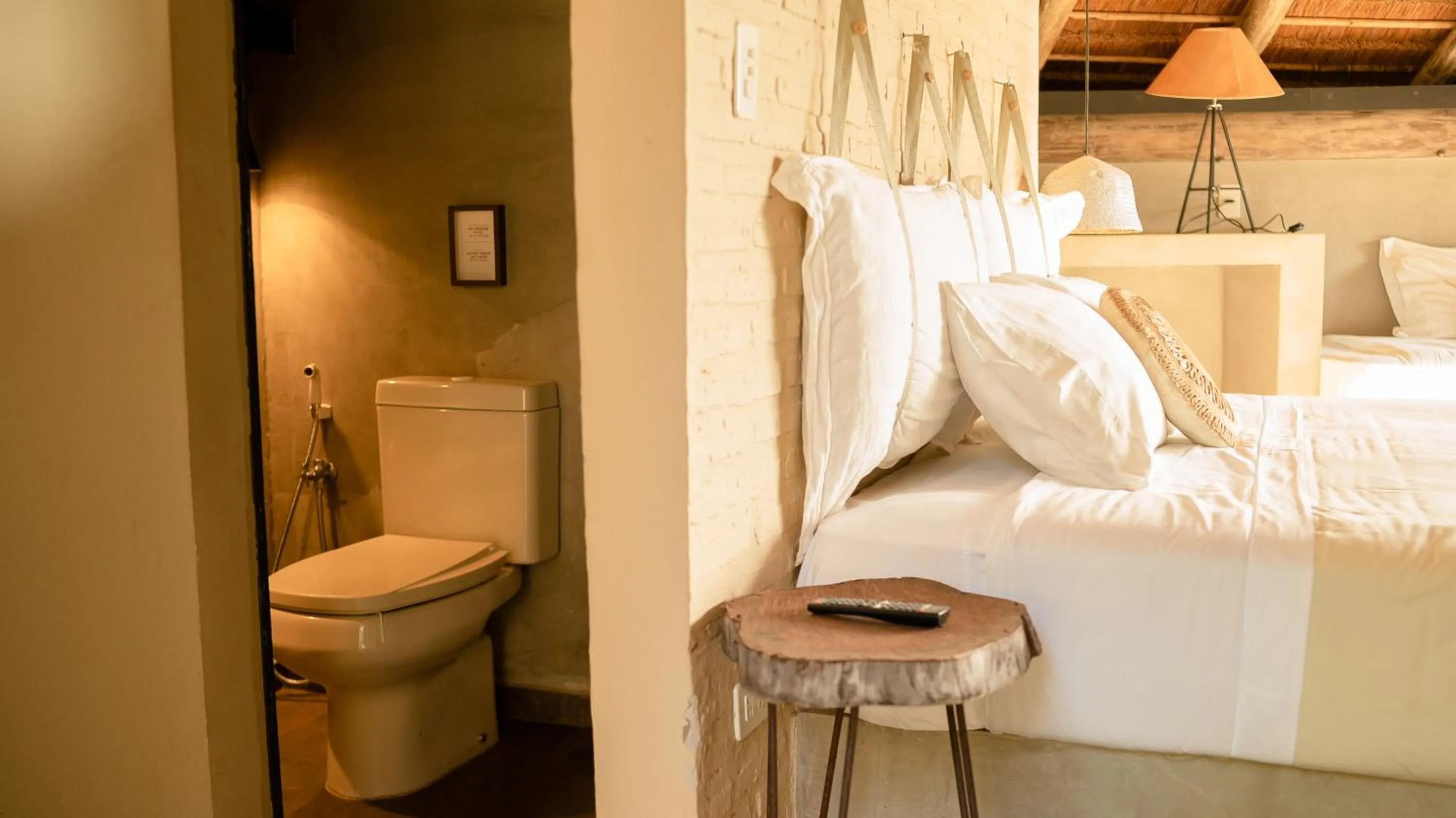 Bathroom, Bed in Tava Glamping Cerro