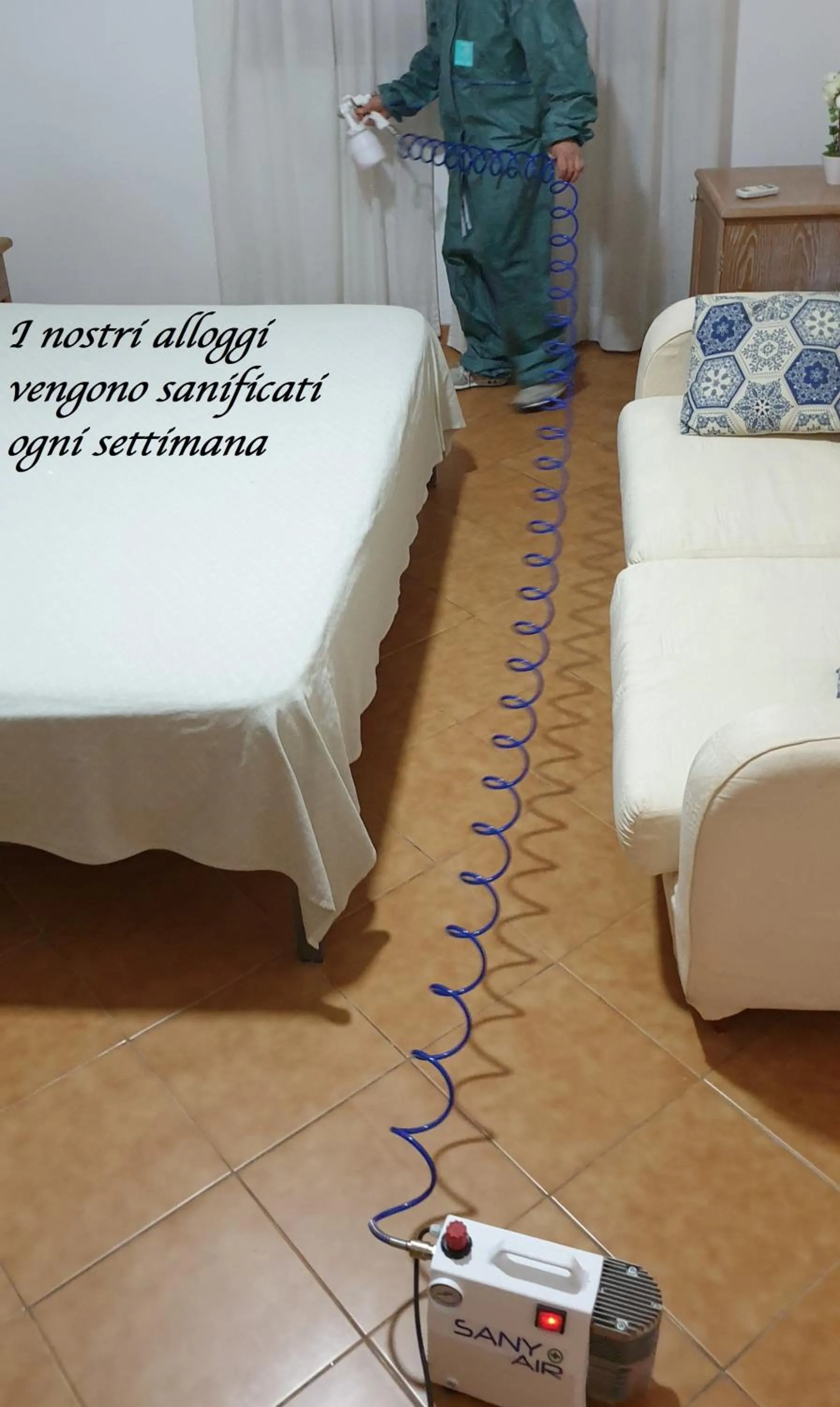 Bed in Grand Hotel Pavone