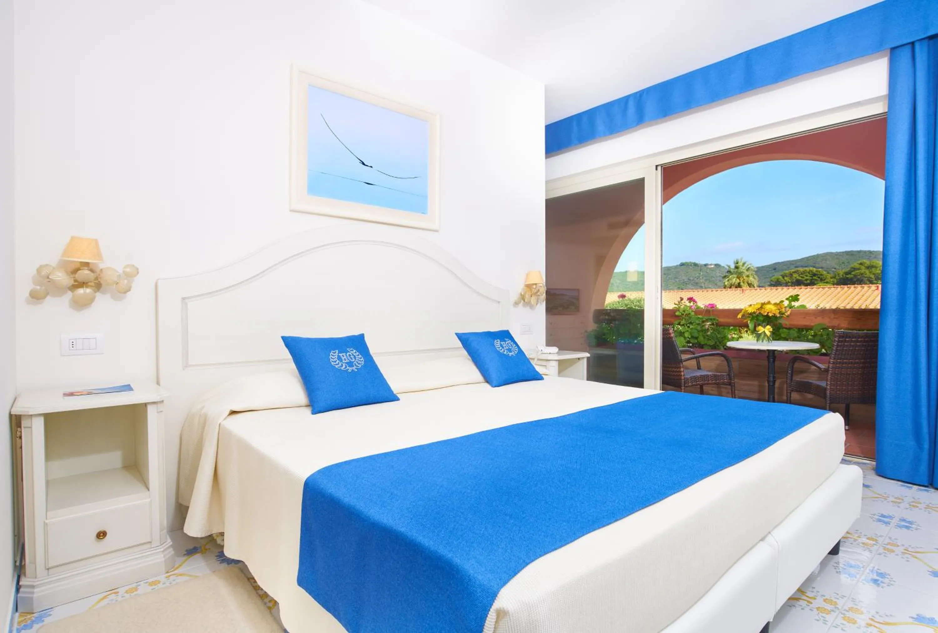 Bed in Hotel Del Golfo