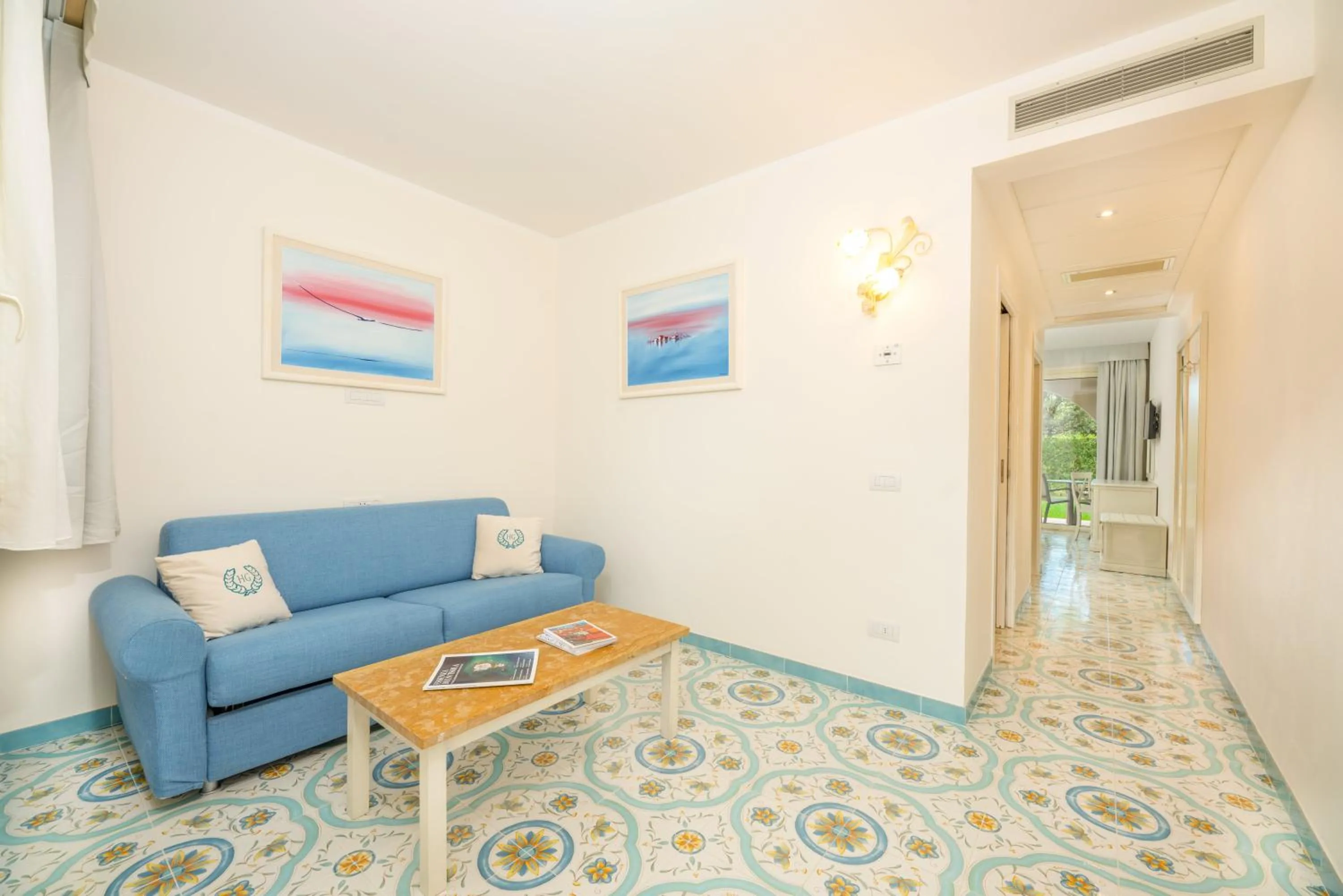 Living room in Hotel Del Golfo