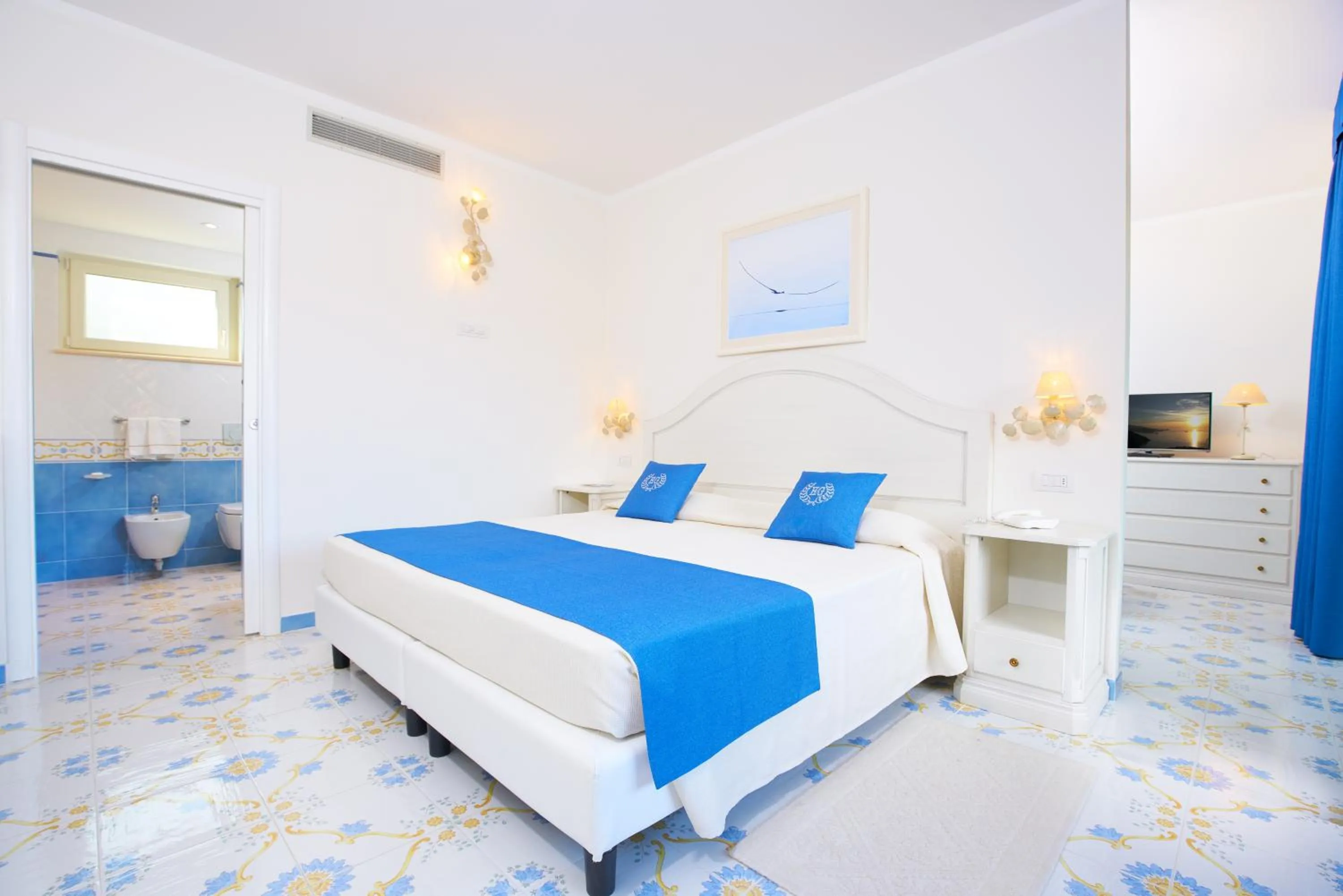 Bed in Hotel Del Golfo