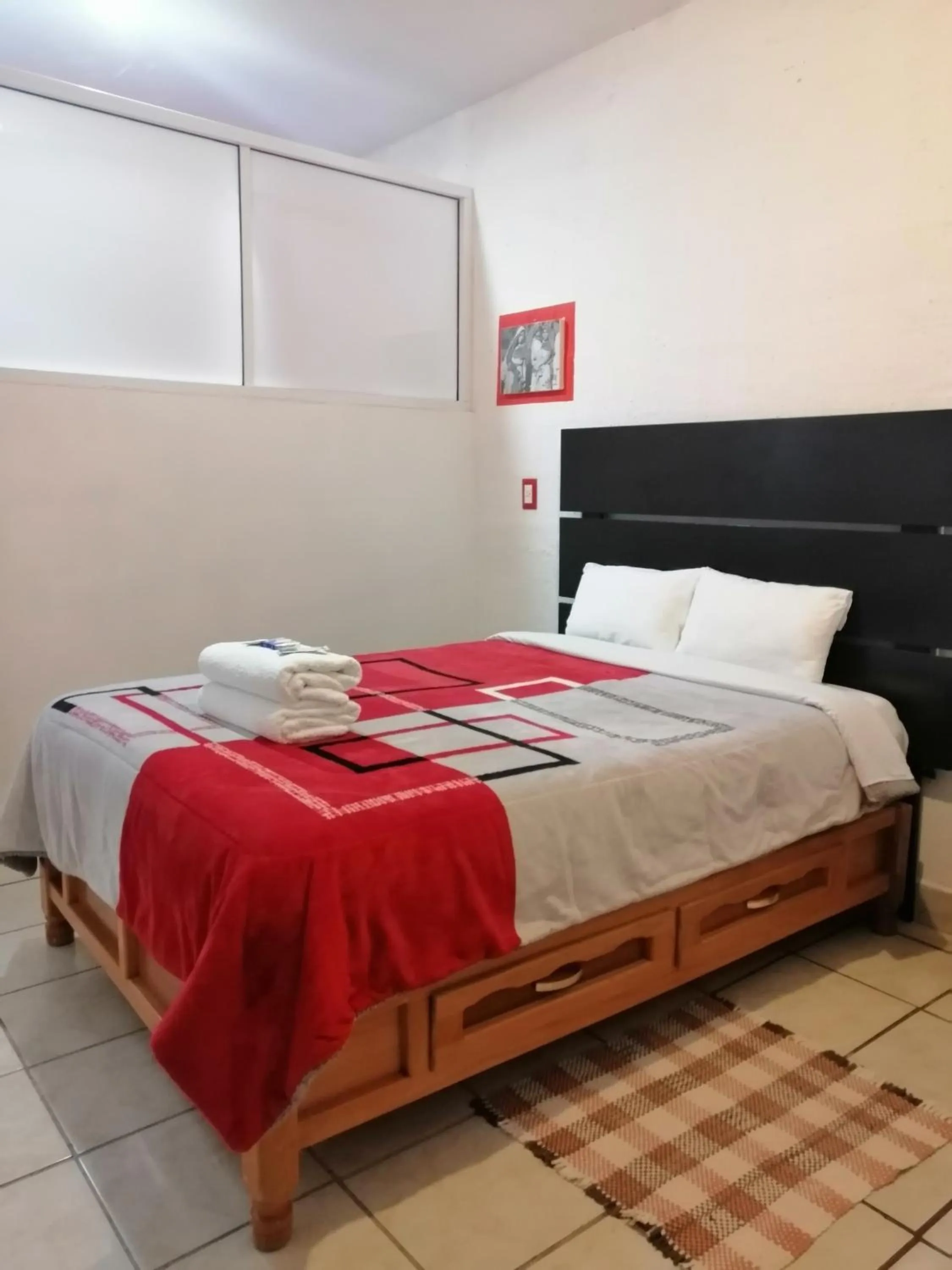 Bed in Hotel Boutique Otomi cerca de Tolantongo