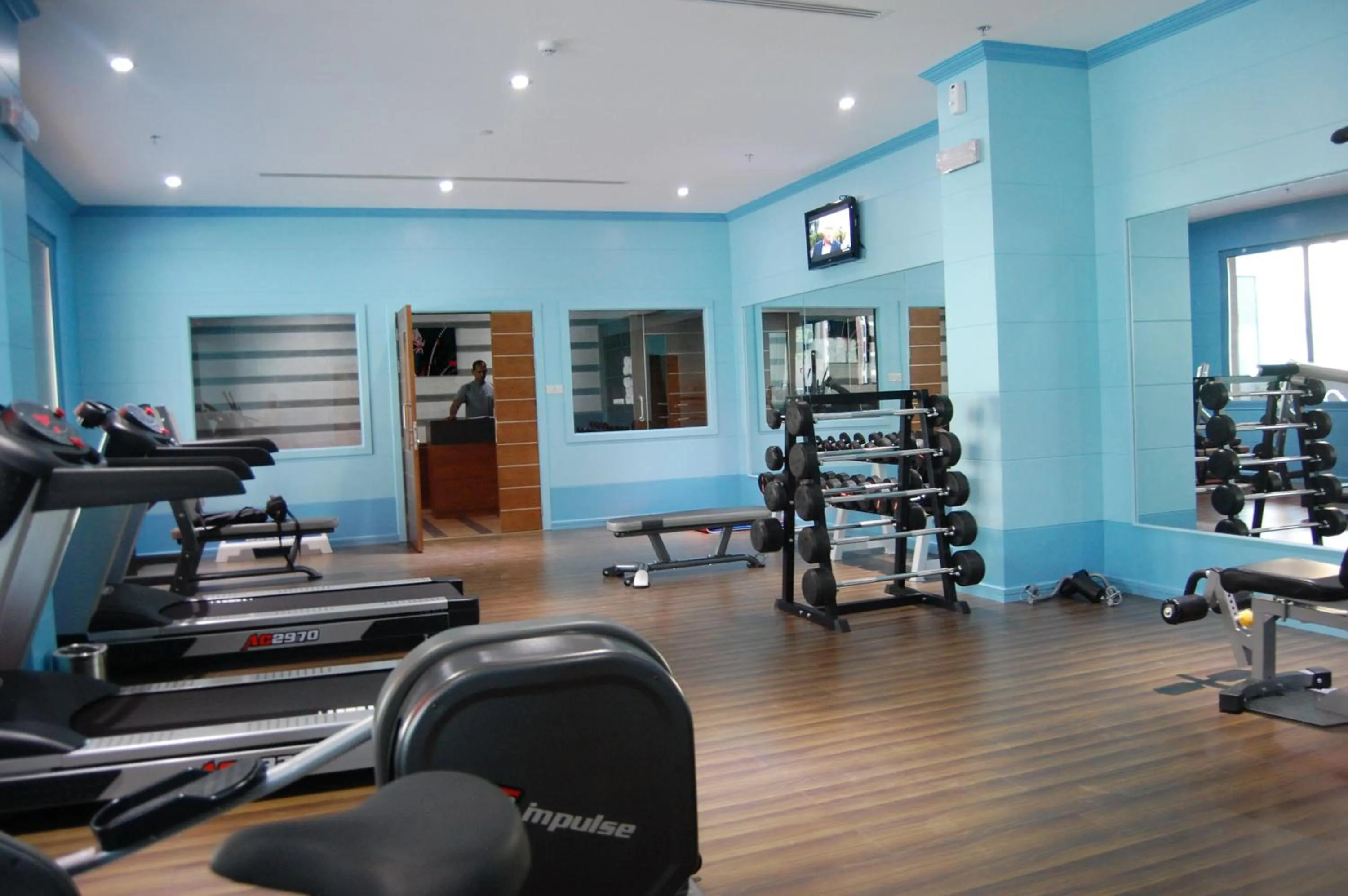 Fitness centre/facilities in The Olive Hotel, Juffair