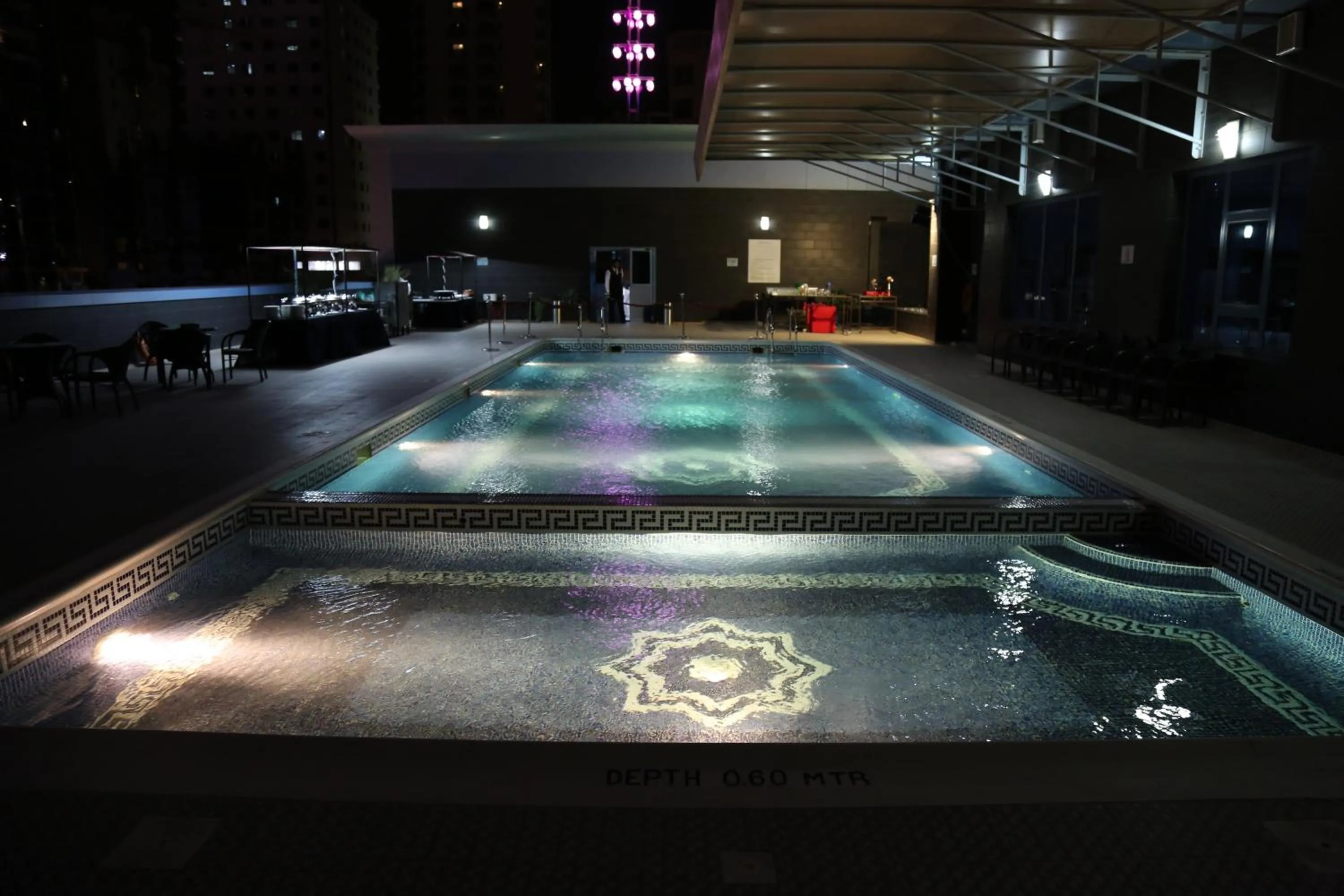 Night in The Olive Hotel, Juffair