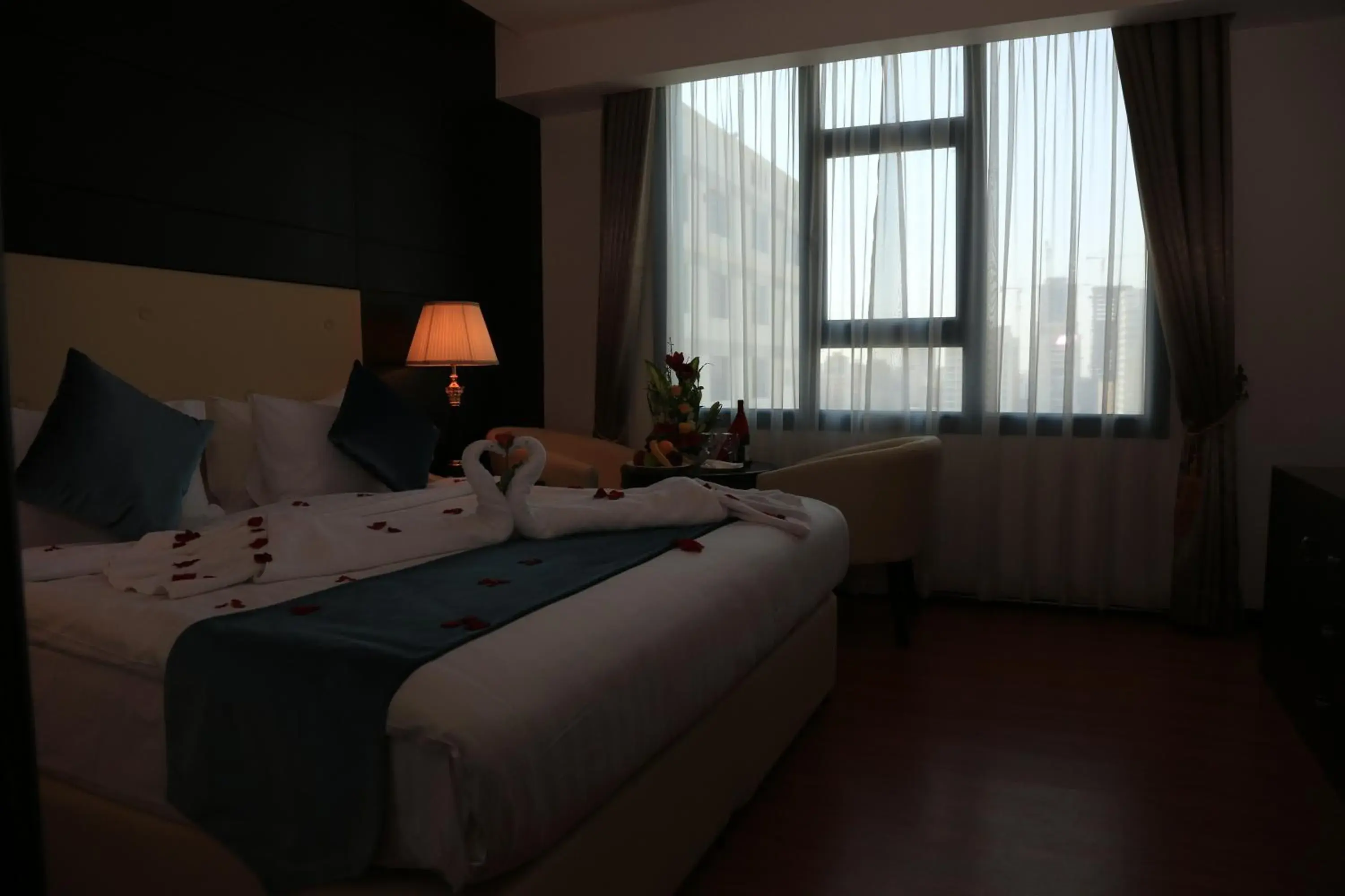 City view, Bed in The Olive Hotel, Juffair City view, Bed in The Olive Hotel, Juffair