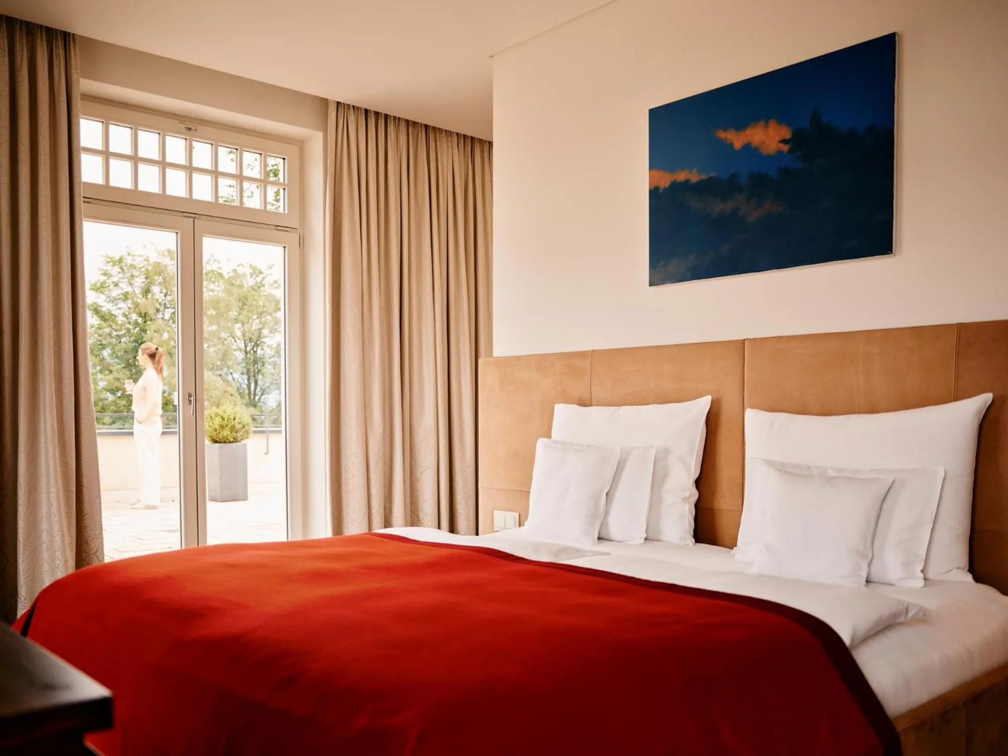 Bed in TAUROA Steirerschlössl