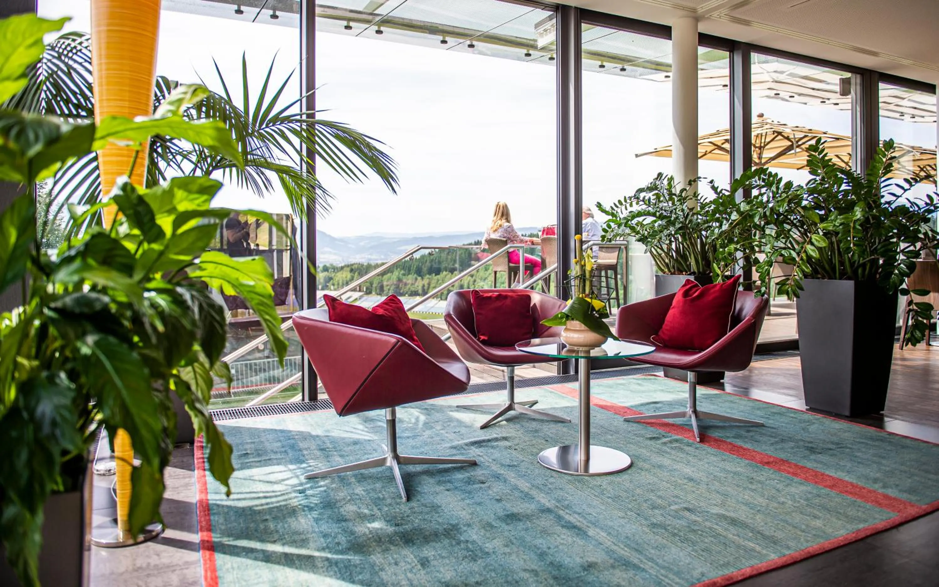 Seating area in WIEDERERÖFFNUNG - TAUROA Schönberghof Spielberg