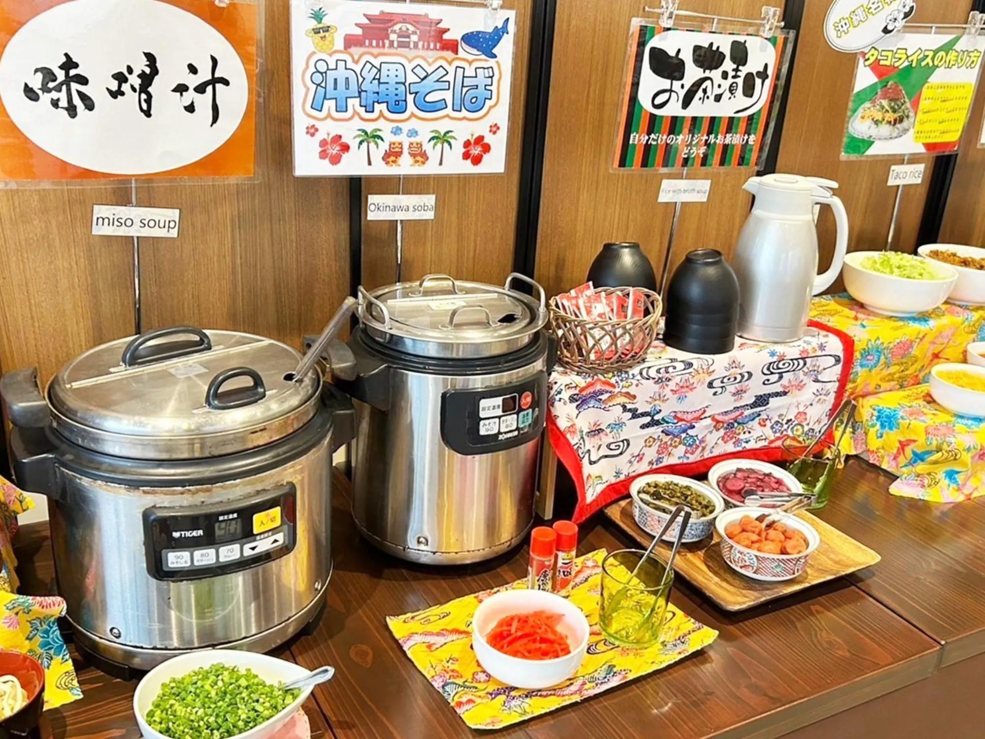 Buffet breakfast in Green Rich Hotel & Capsule Naha - Artificial hot spring Futamata Yunohana