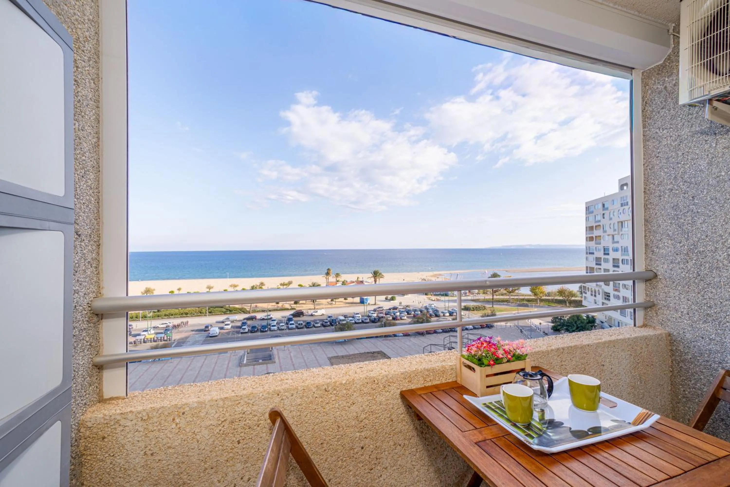 Balcony/Terrace in Basic Comfort Studio Miami 7º 0111