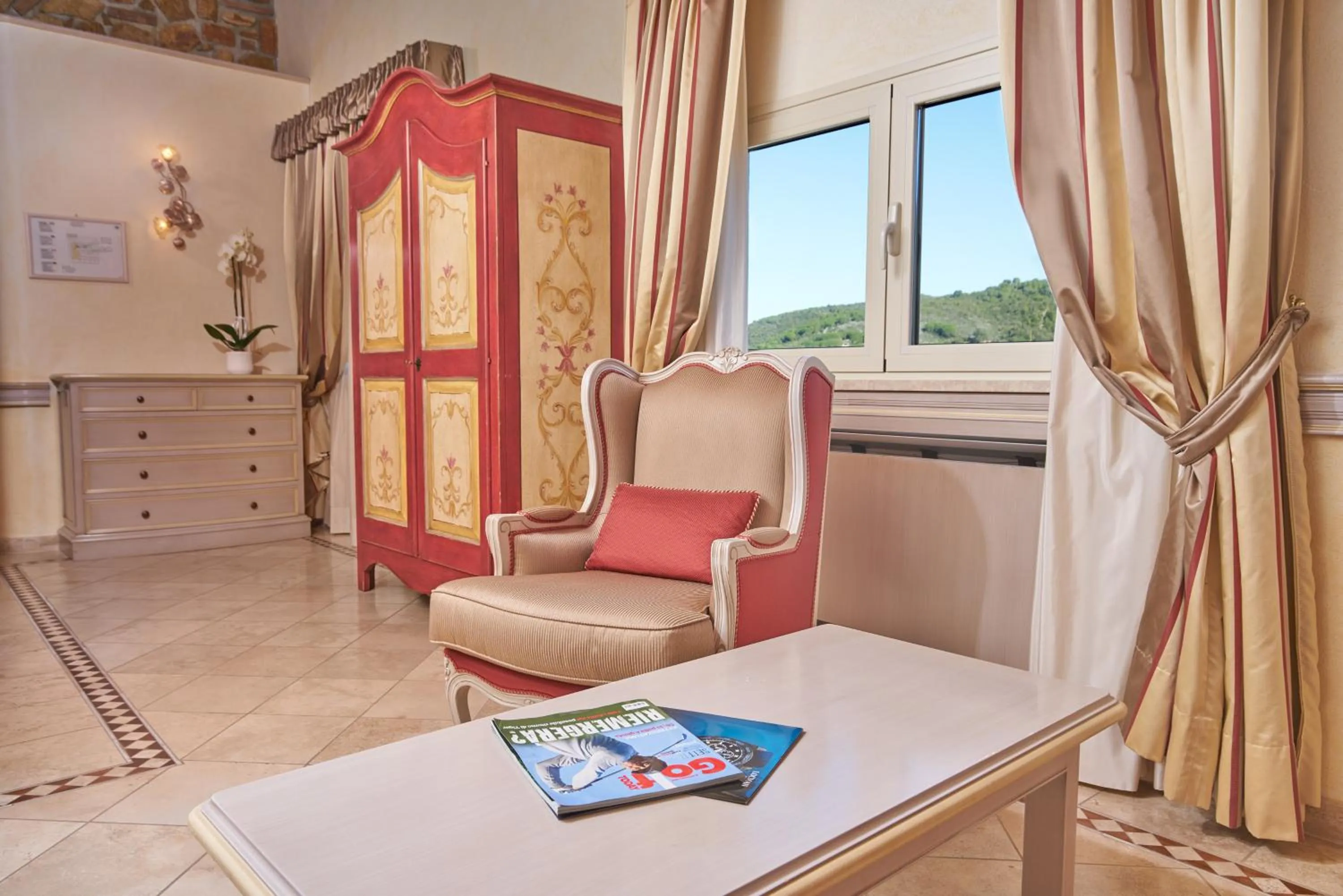 Seating area in Hotel Hermitage