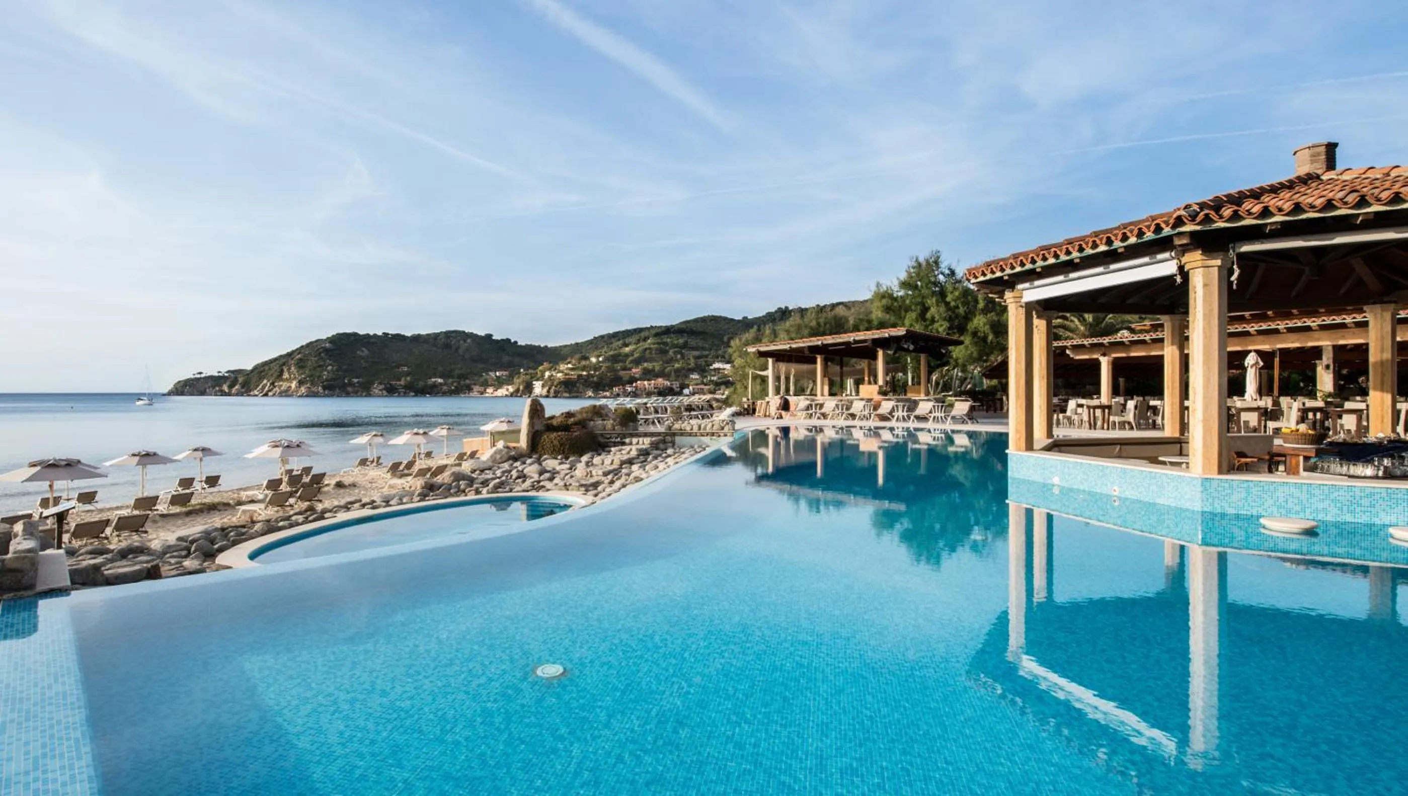 Swimming pool in Hotel Hermitage