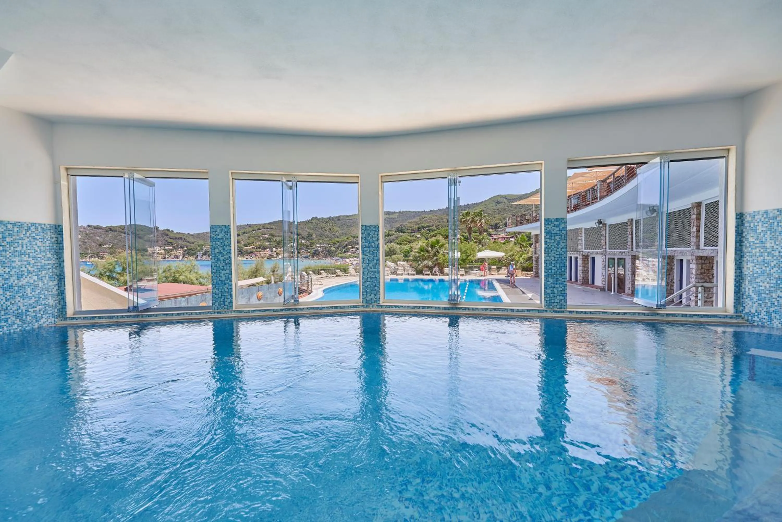 Swimming pool in Hotel Hermitage