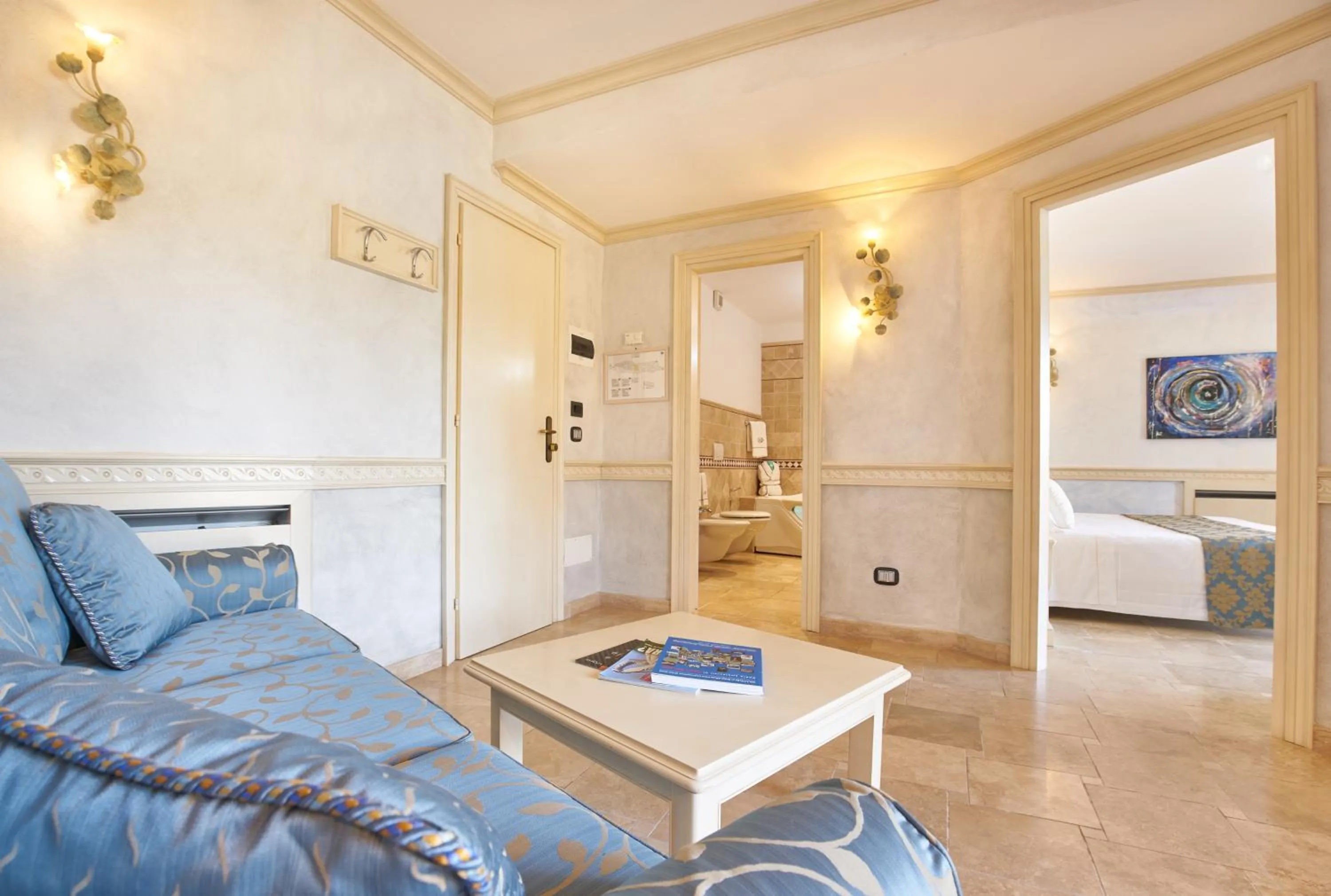 Seating area in Hotel Hermitage