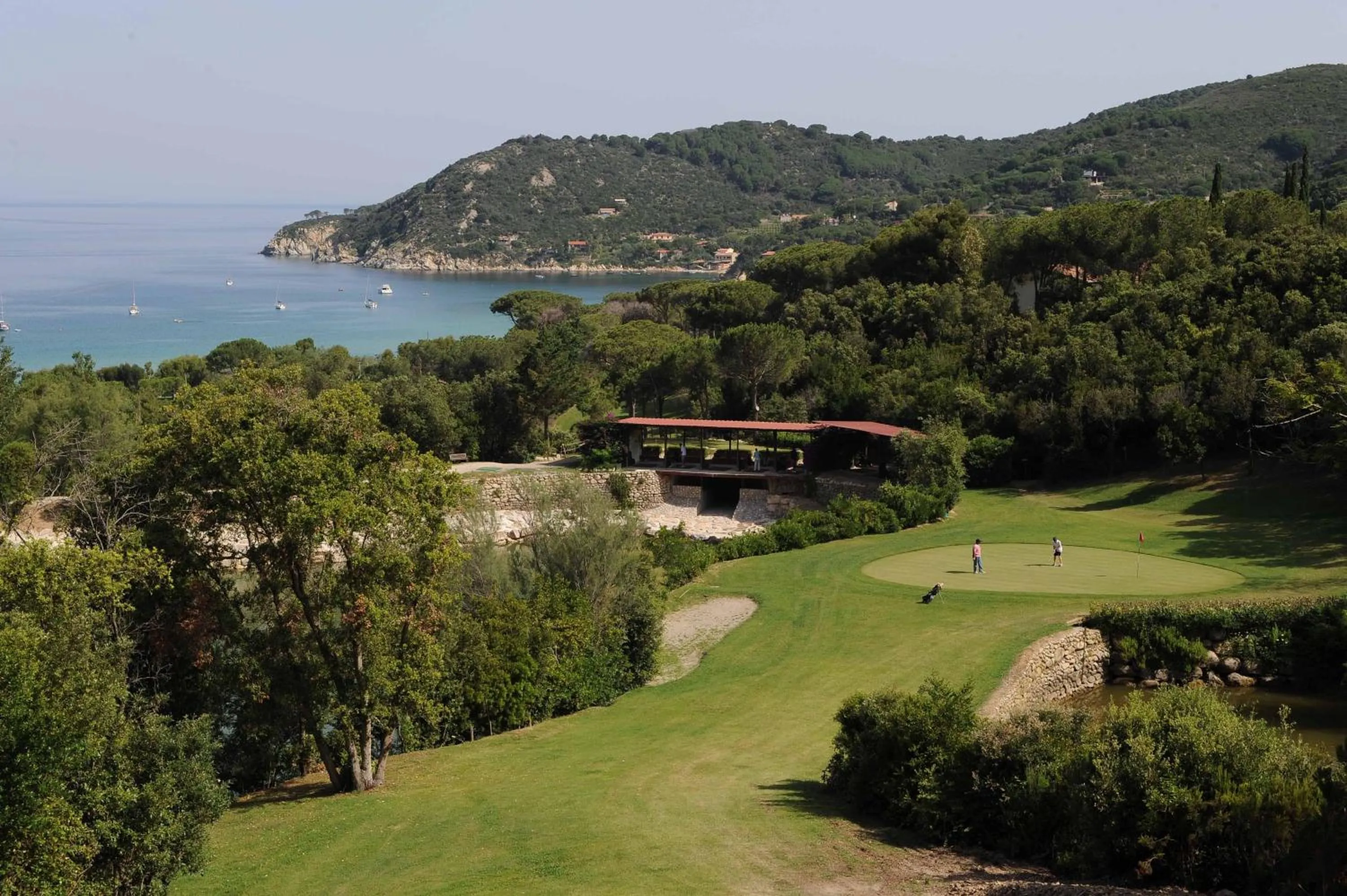 Golfcourse in Hotel Hermitage