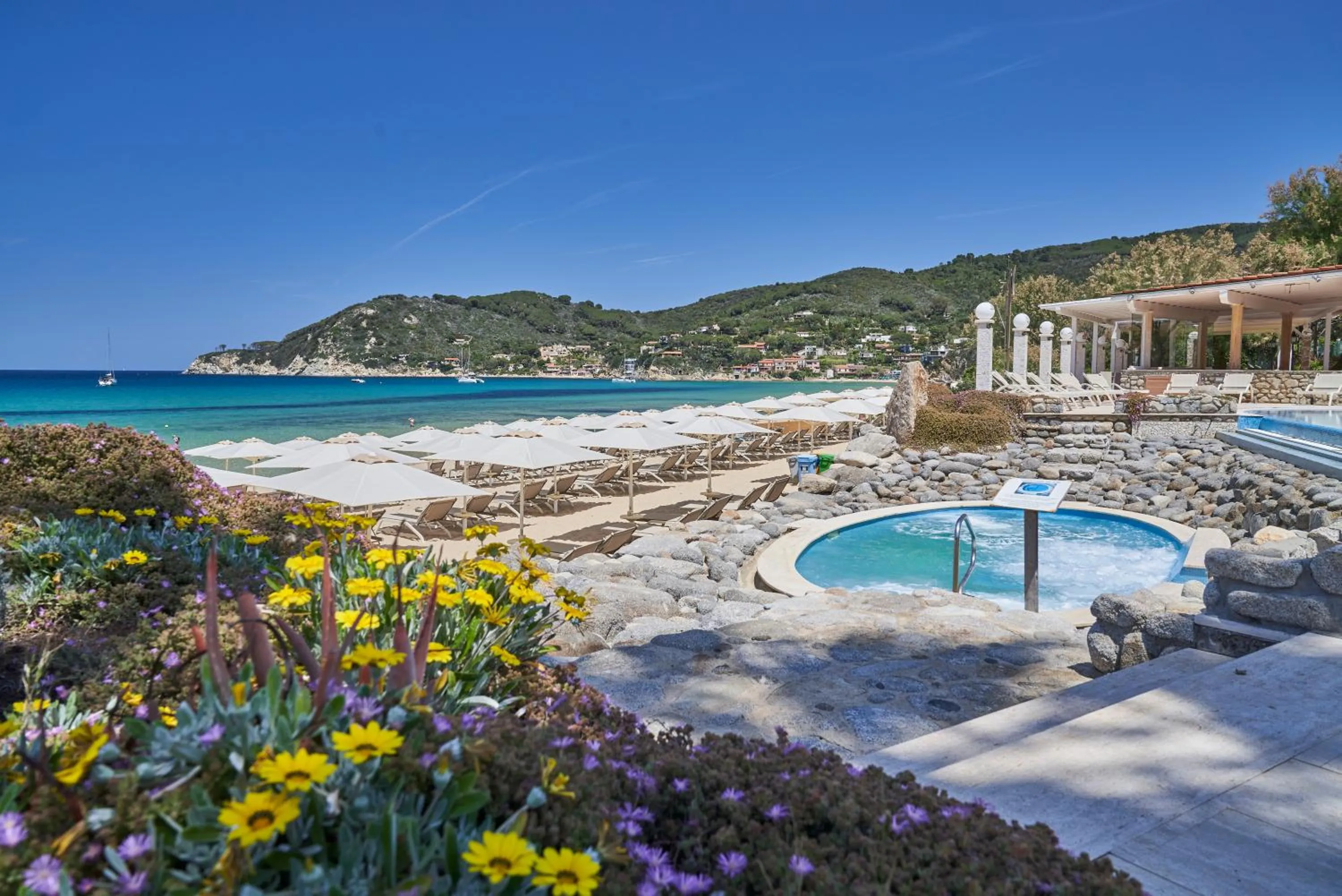 Beach in Hotel Hermitage