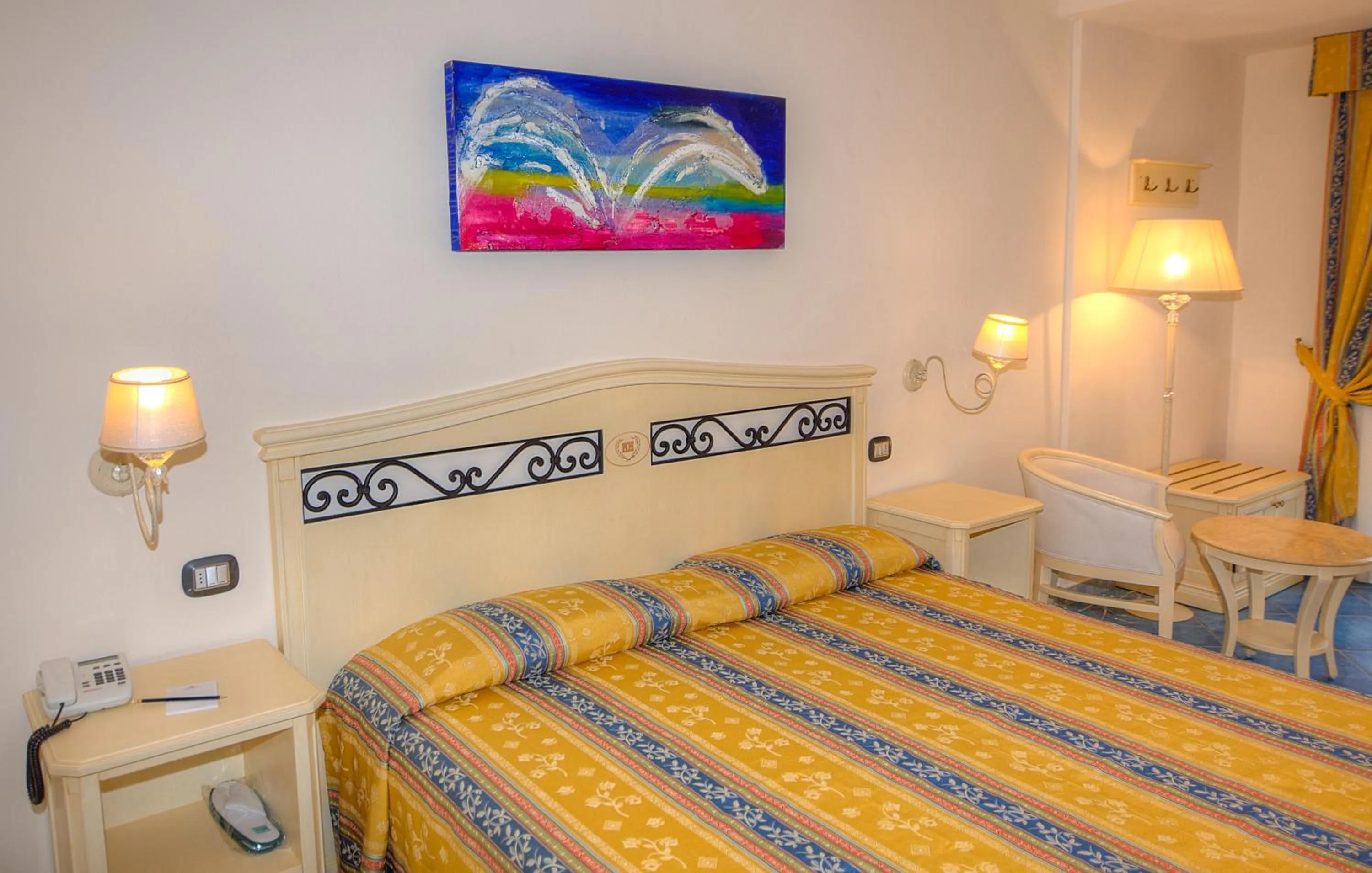 Bed in Hotel Hermitage