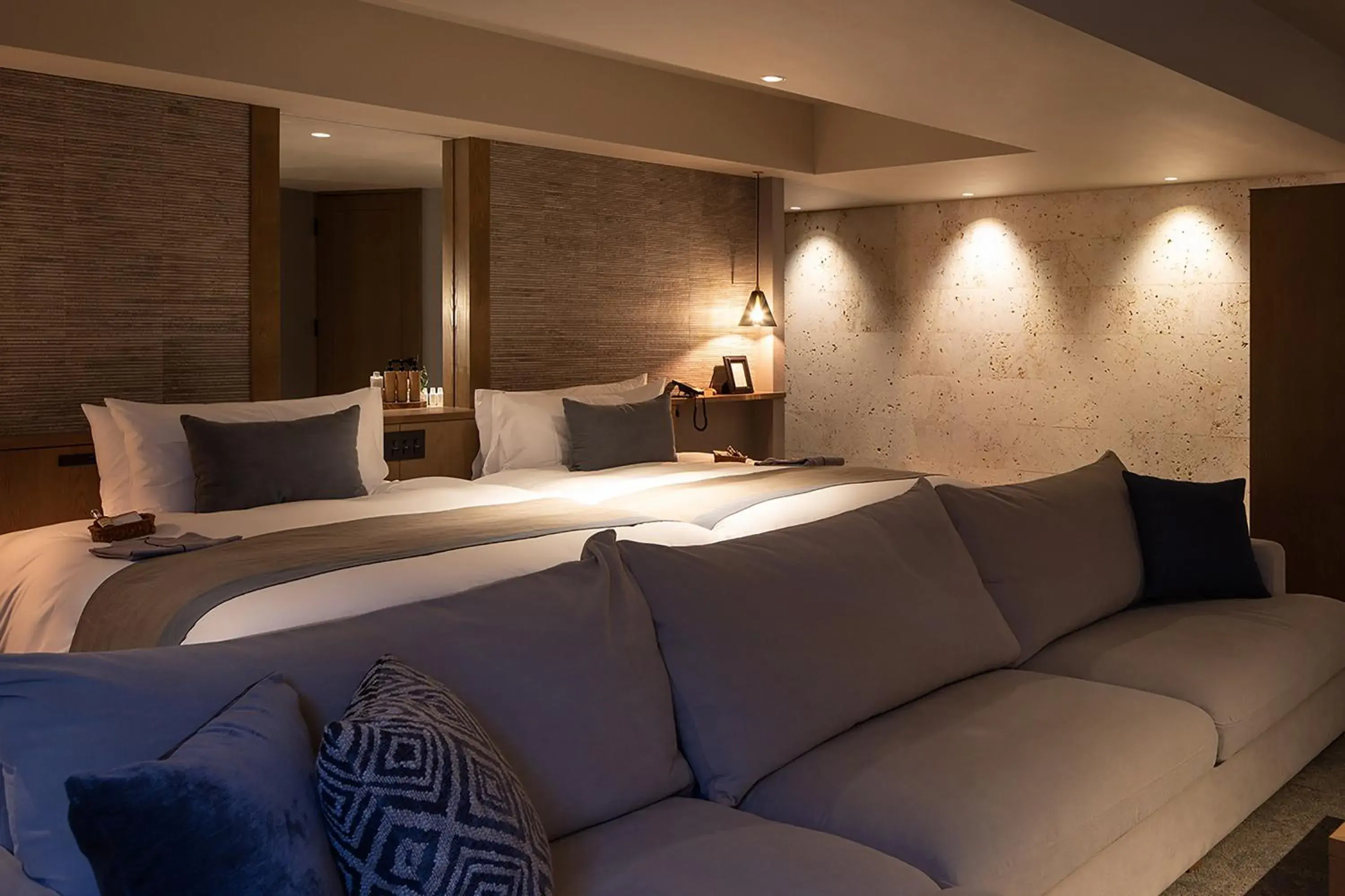 Photo of the whole room, Bed in Glamday Style Okinawa Yomitan Hotel & Resort Photo of the whole room, Bed in Glamday Style Okinawa Yomitan Hotel & Resort