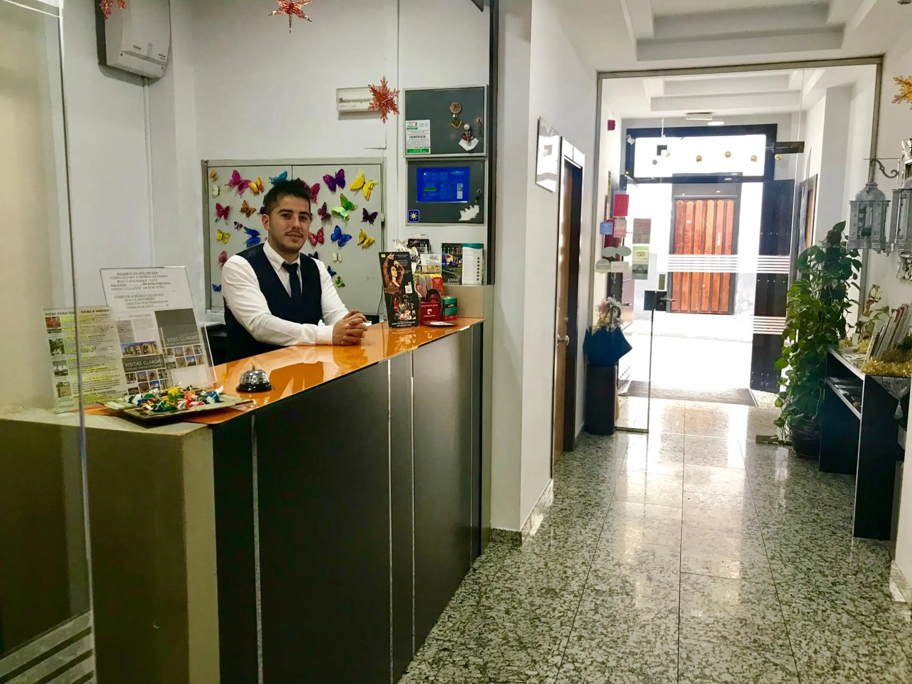 Lobby or reception in Hotel de Los Faroles
