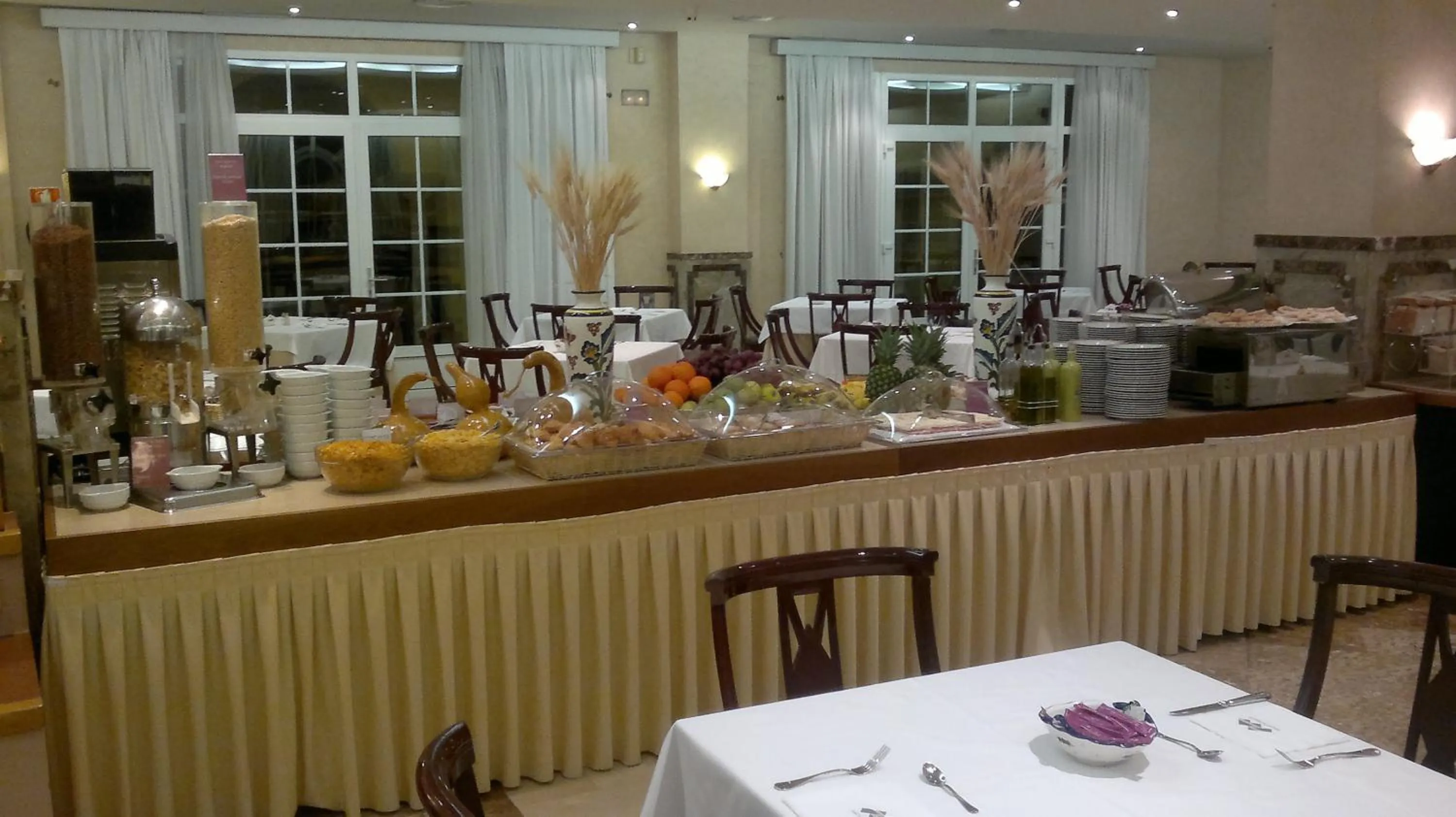 Continental breakfast in Hotel de Los Faroles
