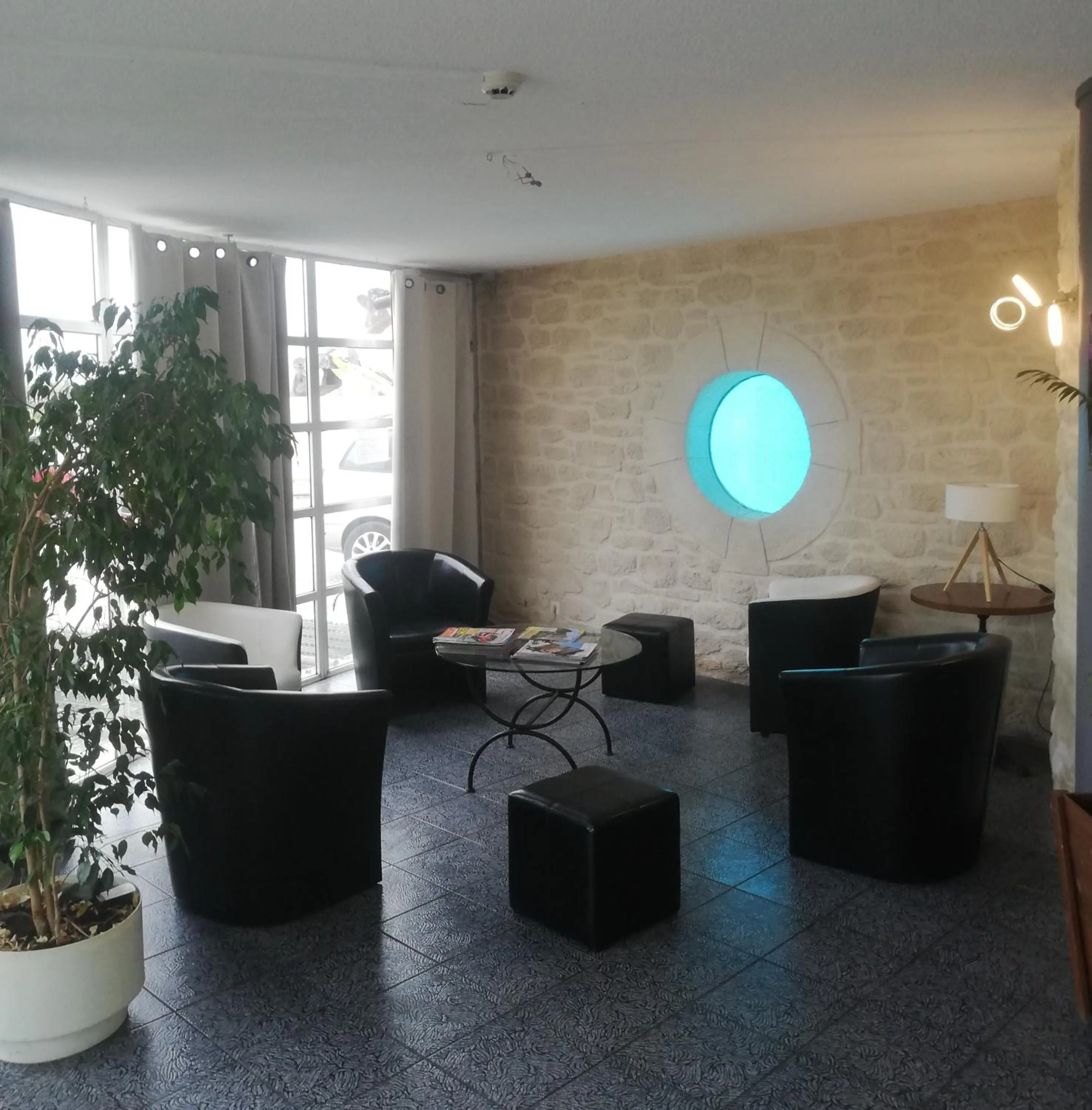 Lobby or reception in Hotel La Clé