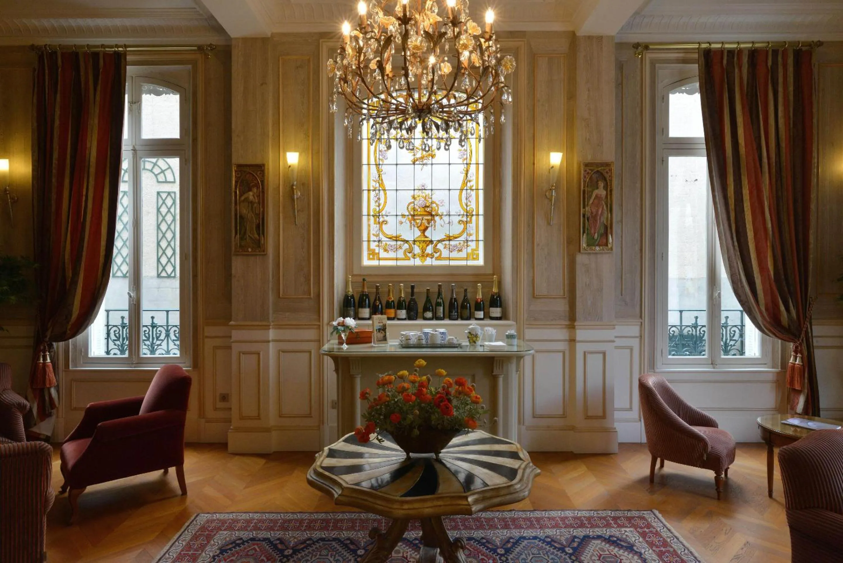 Living room in Hotel Castel Jeanson