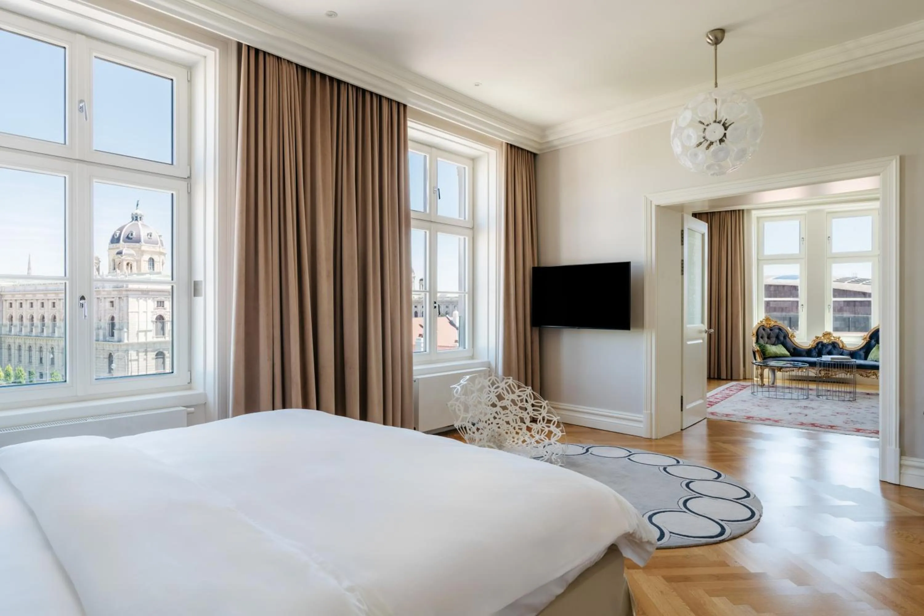 Bedroom, Bed in Hotel Sans Souci, Vienna