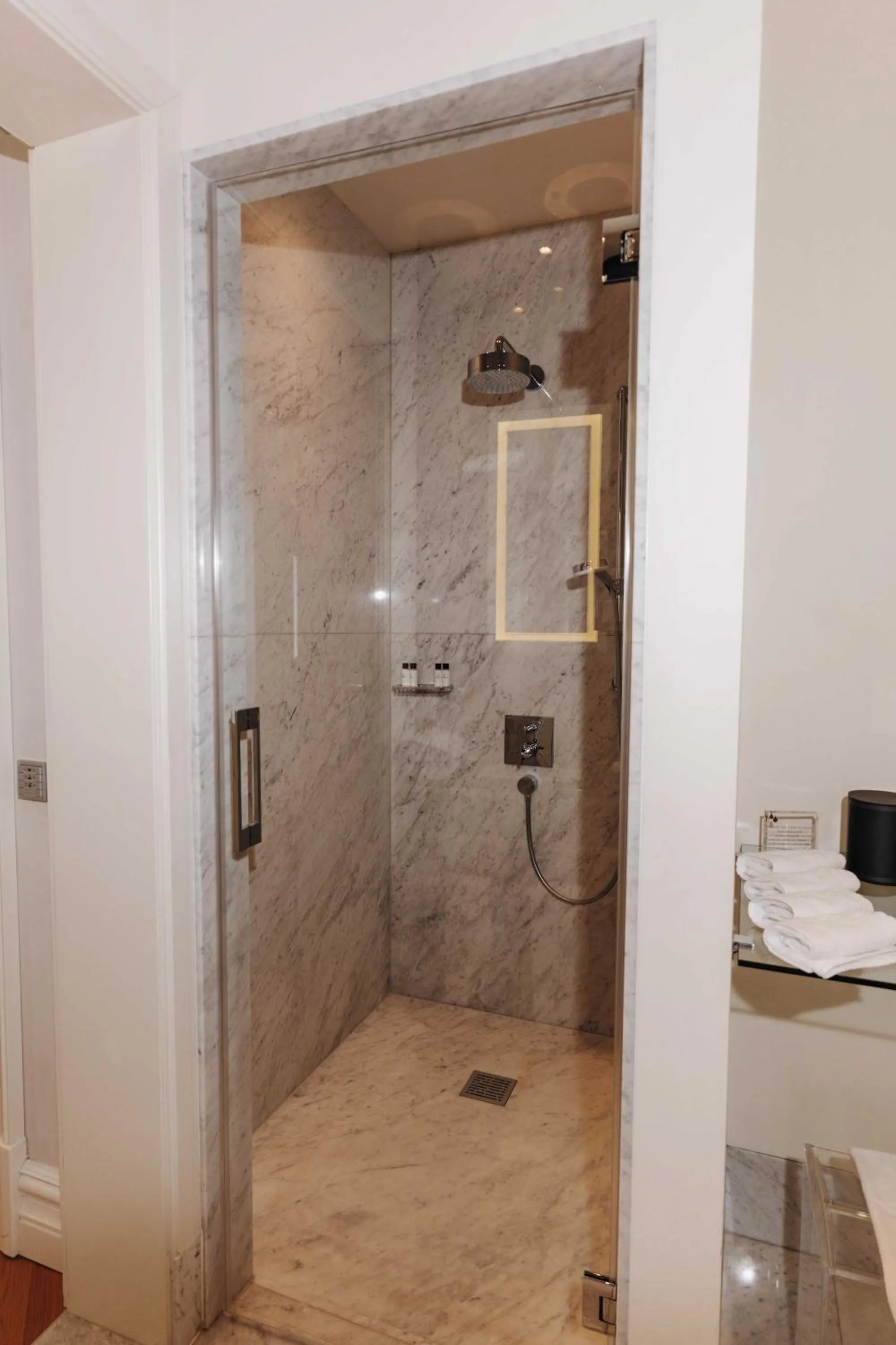 Shower in Hotel Sans Souci, Vienna