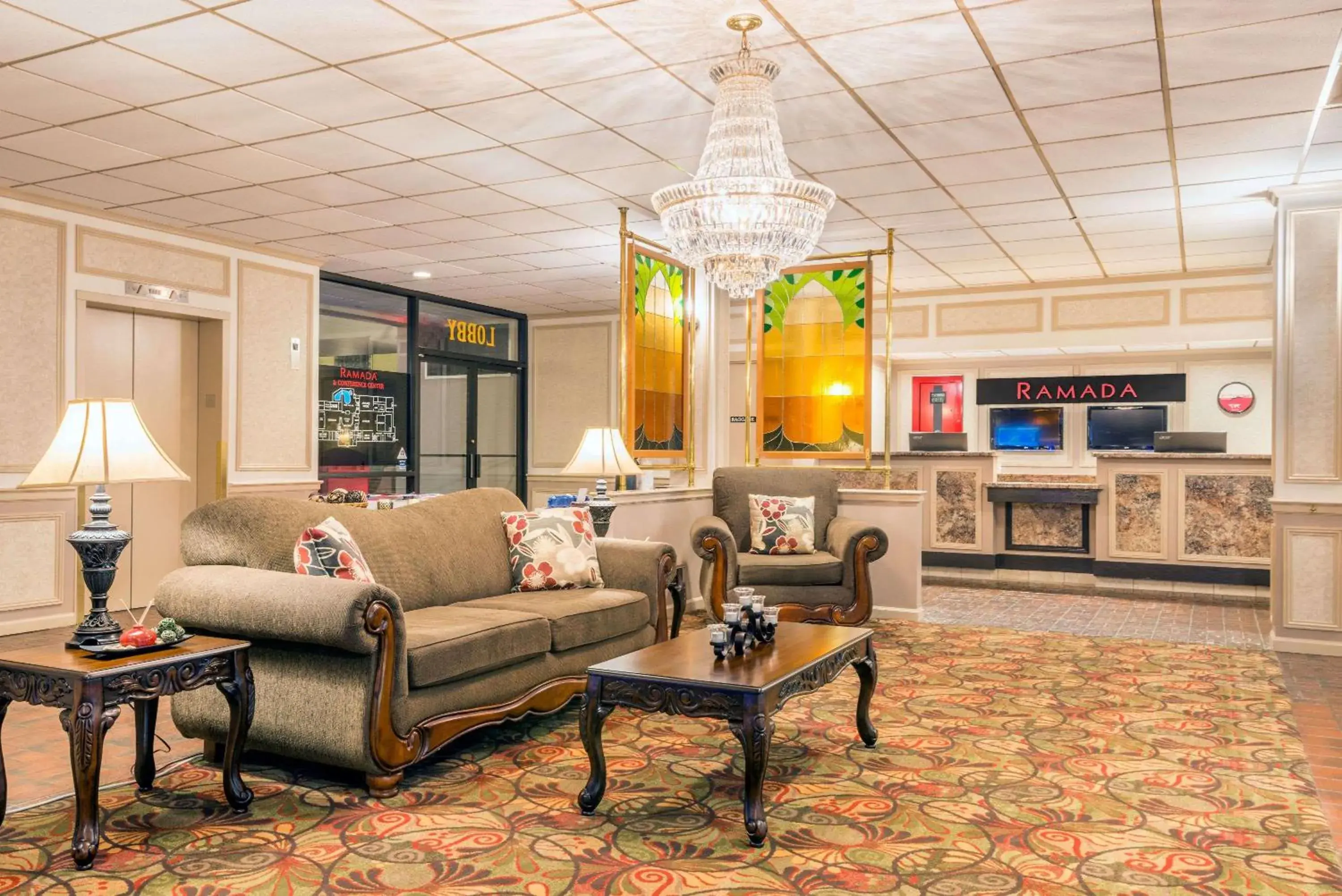 Lobby or reception in Ramada by Wyndham Paintsville Hotel & Conference Center Lobby or reception in Ramada by Wyndham Paintsville Hotel & Conference Center