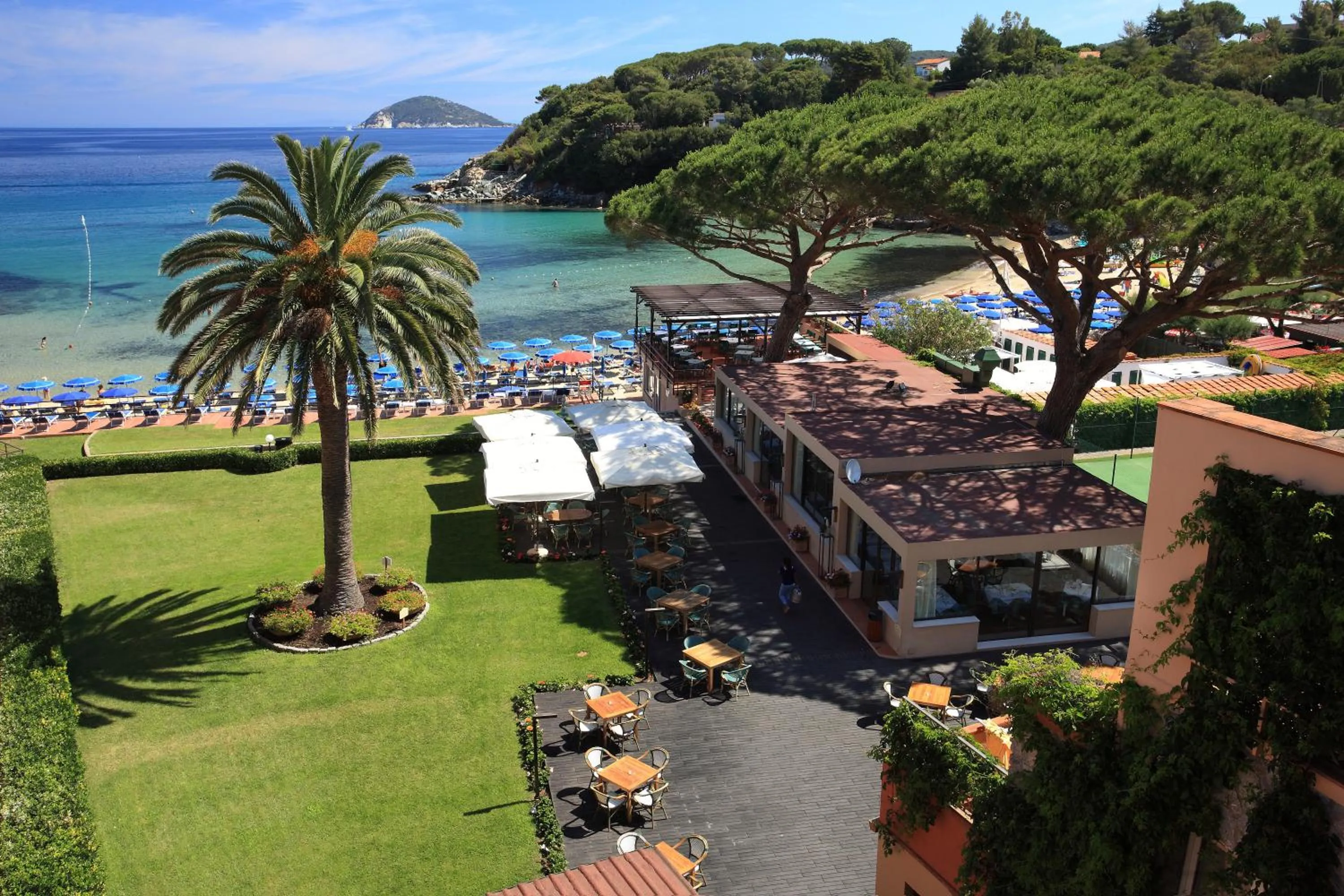 Garden view in Hotel Desiree