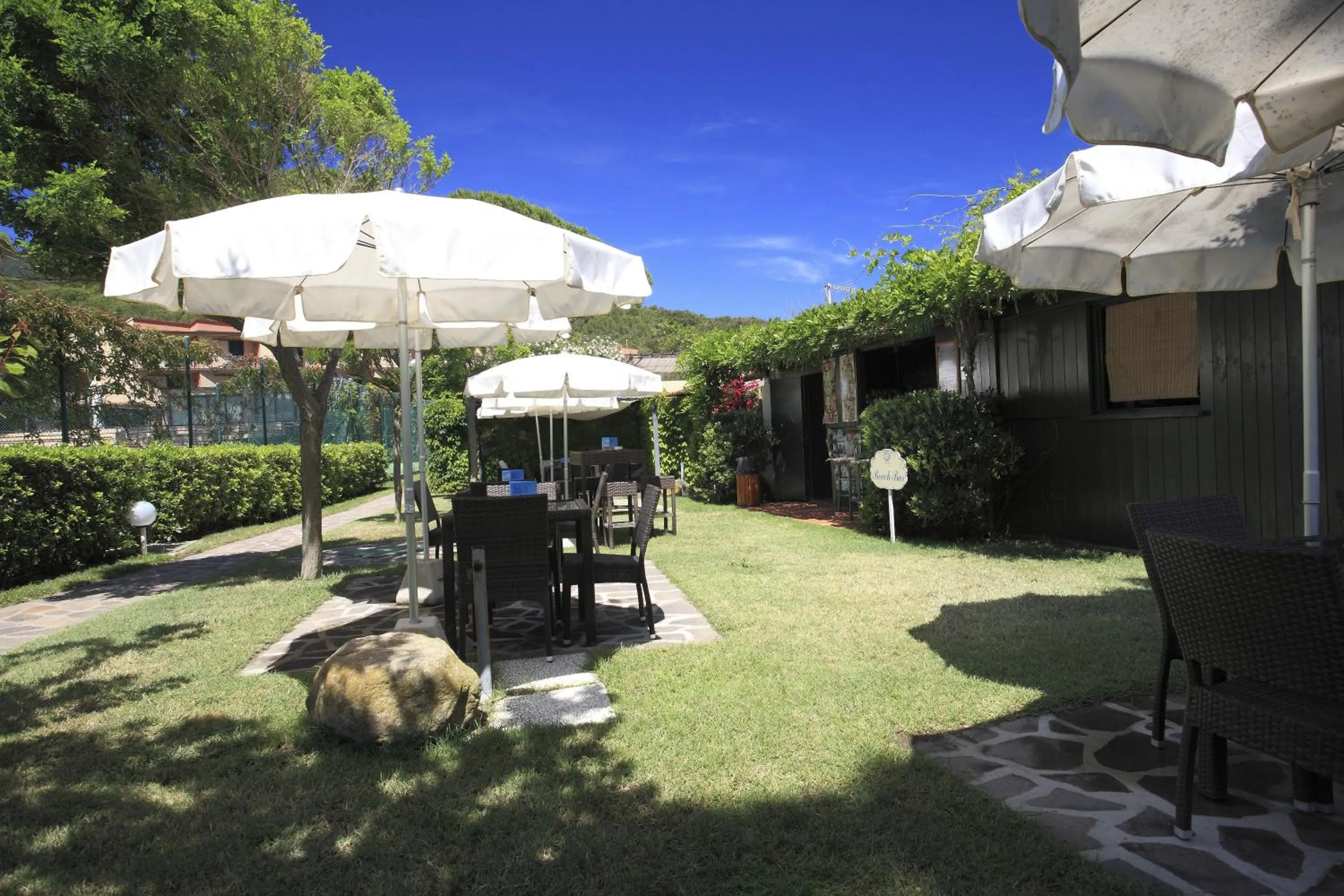 Patio in Hotel Desiree