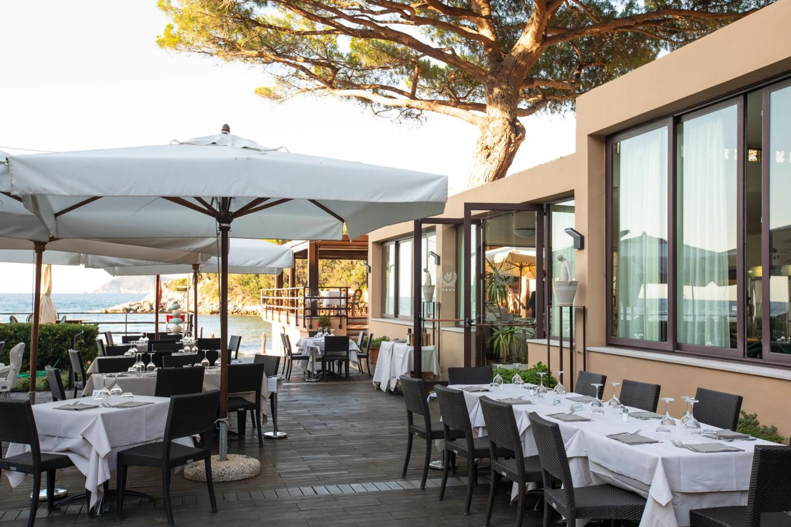 Patio in Hotel Desiree