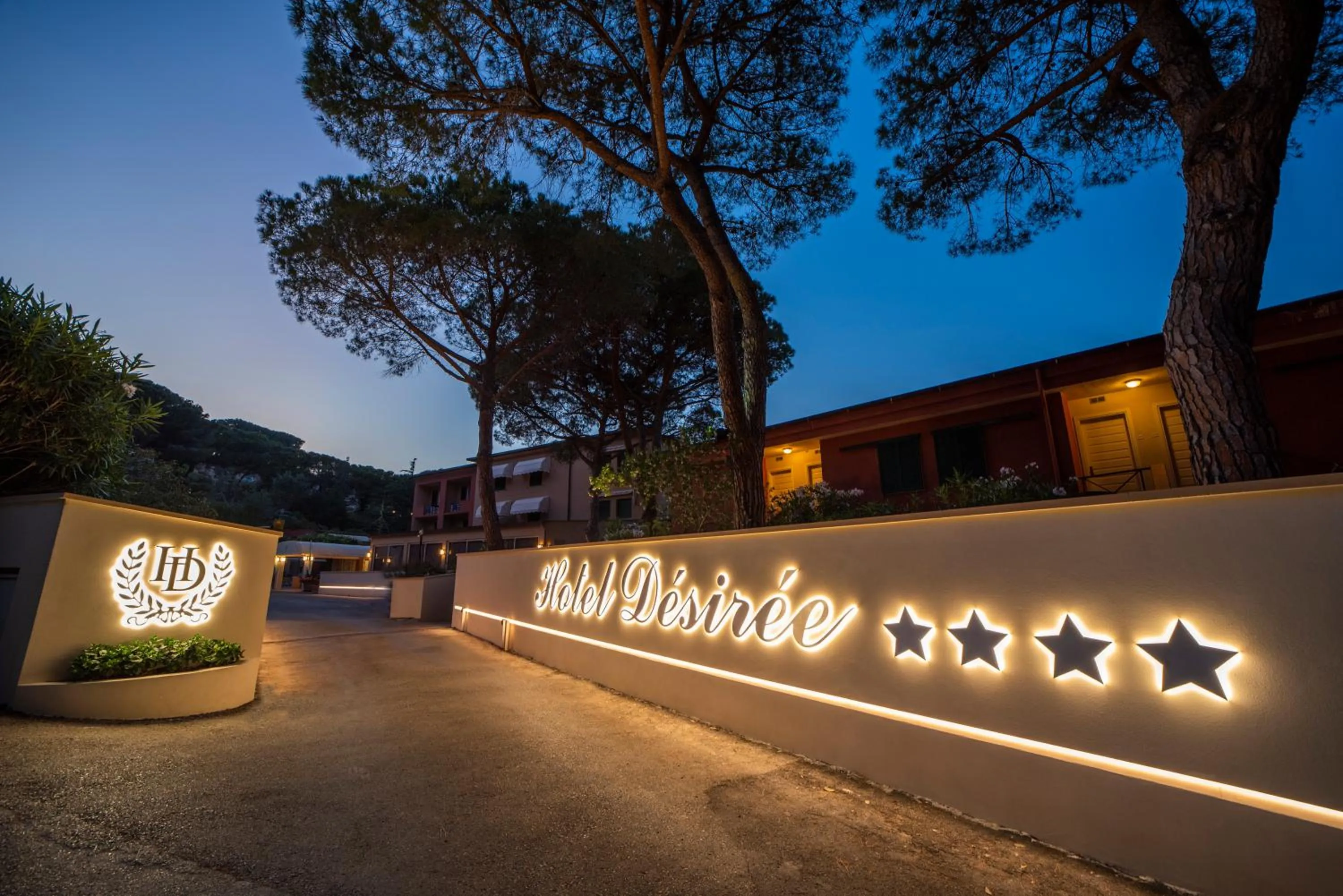 Property building in Hotel Desiree