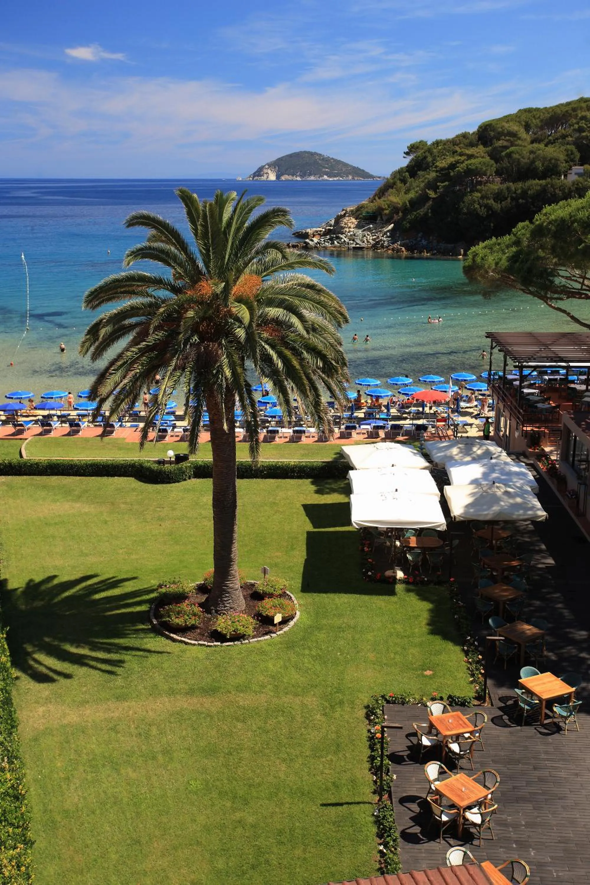 Garden view in Hotel Desiree