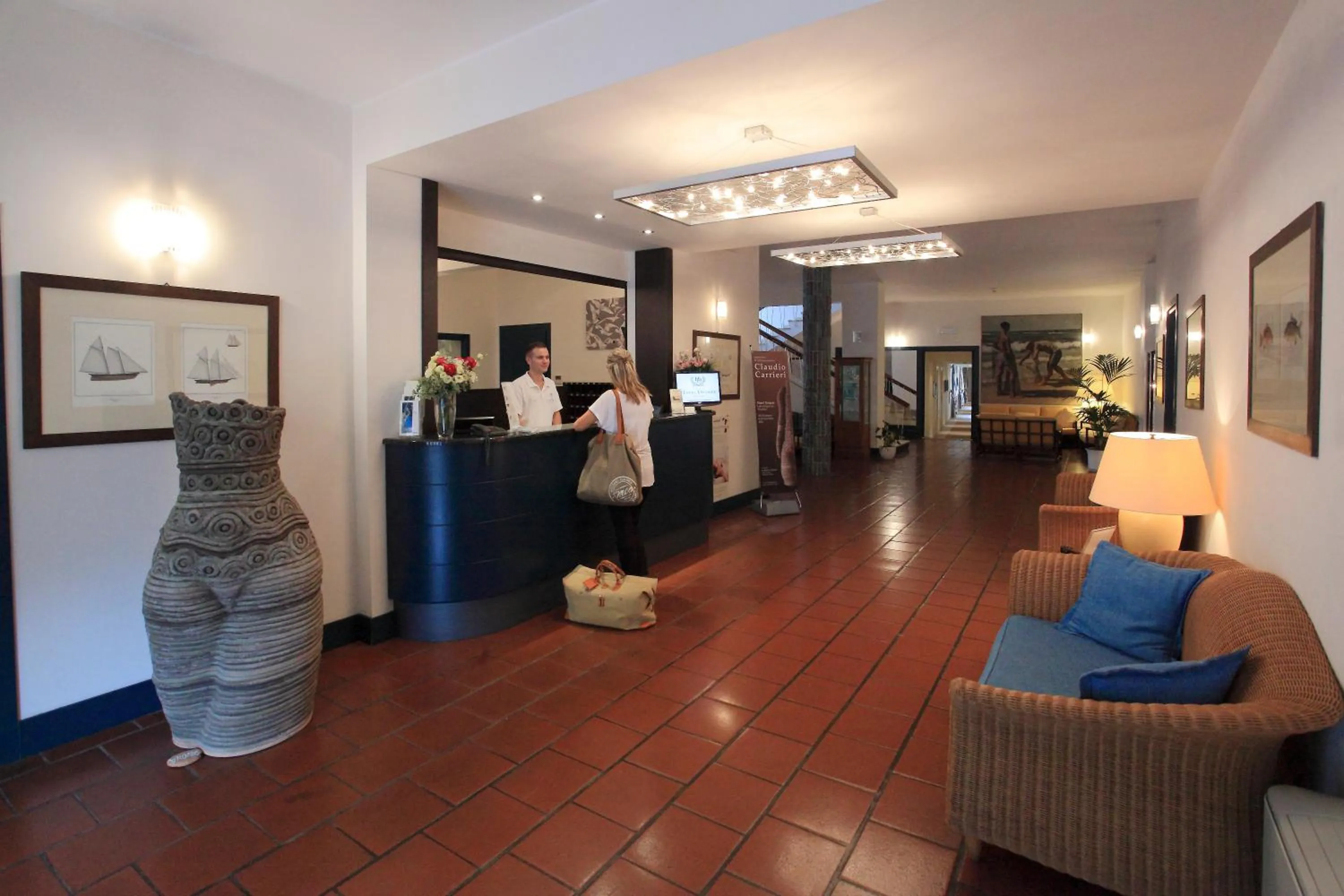 Lobby or reception in Hotel Desiree