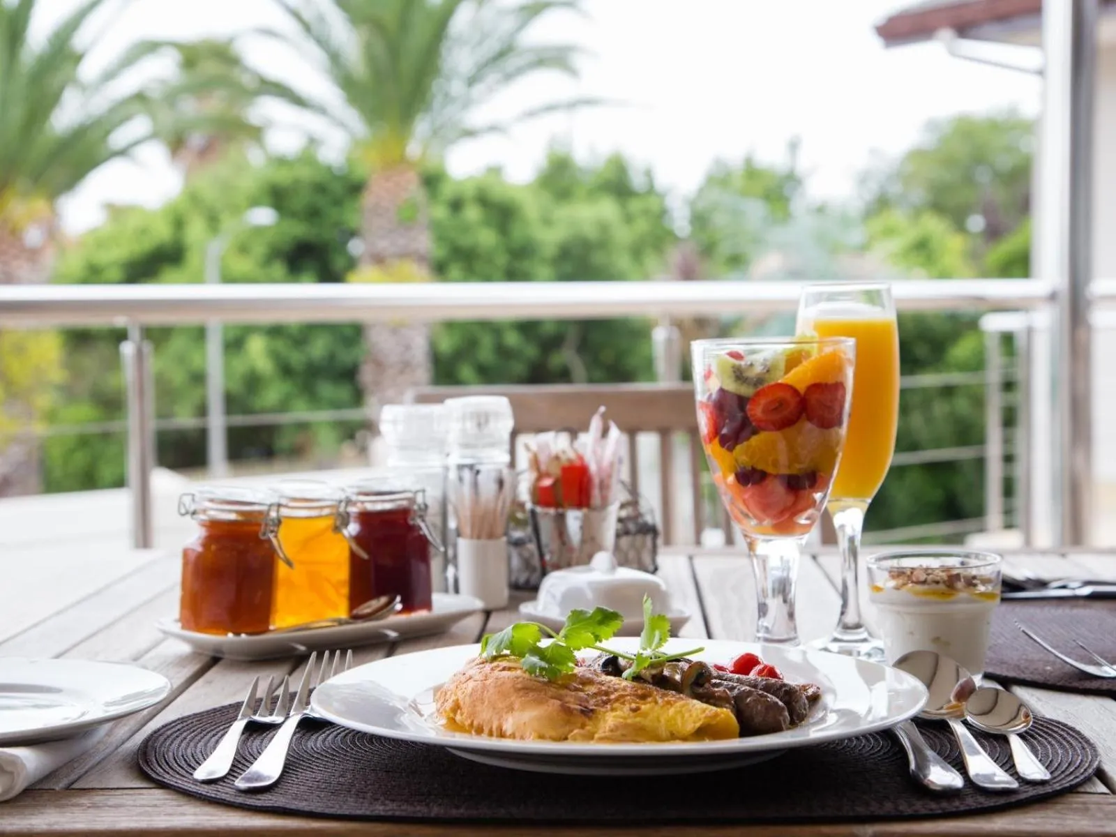 Patio in Four Palms Accommodation