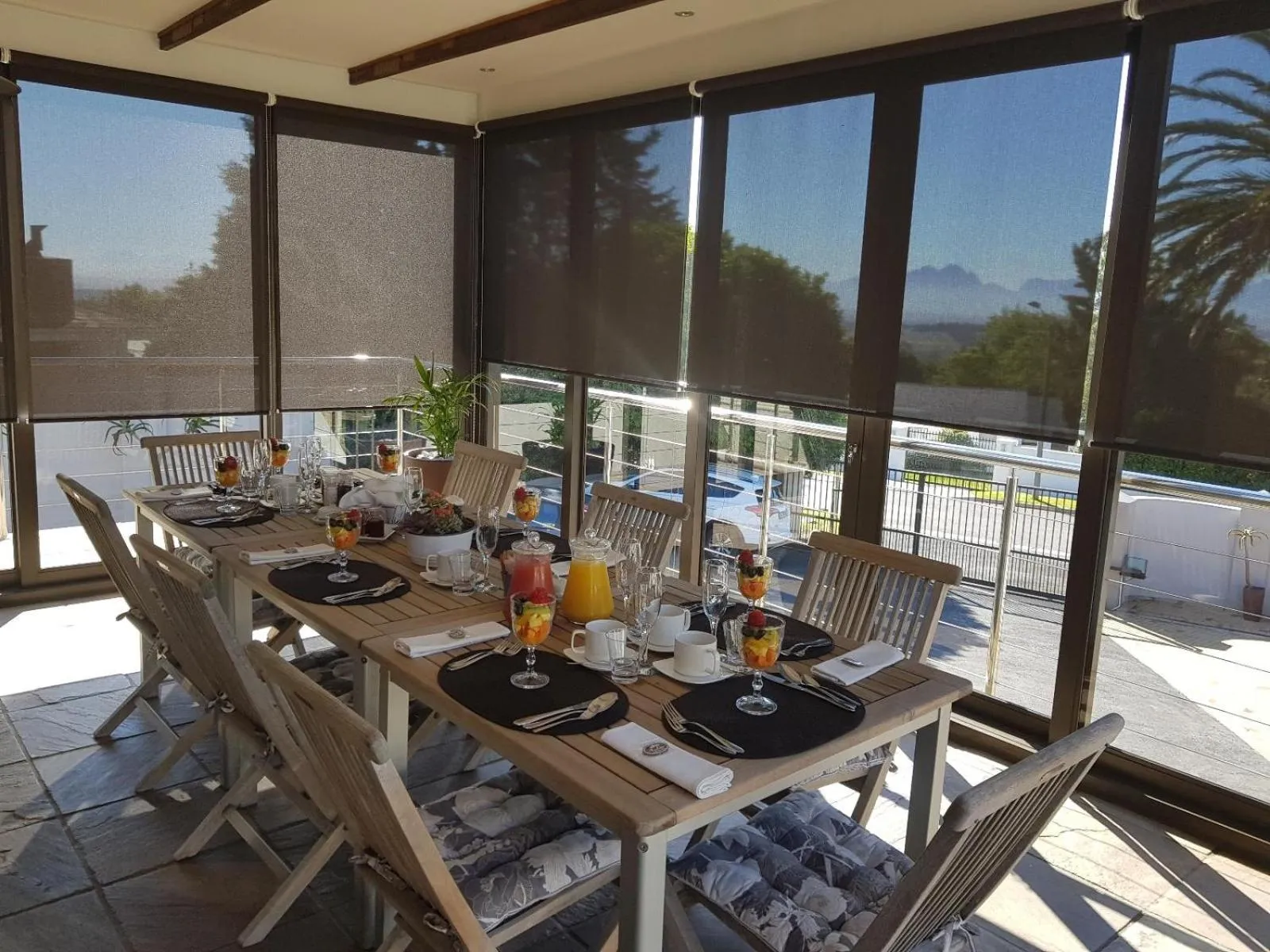 Dining area in Four Palms Accommodation