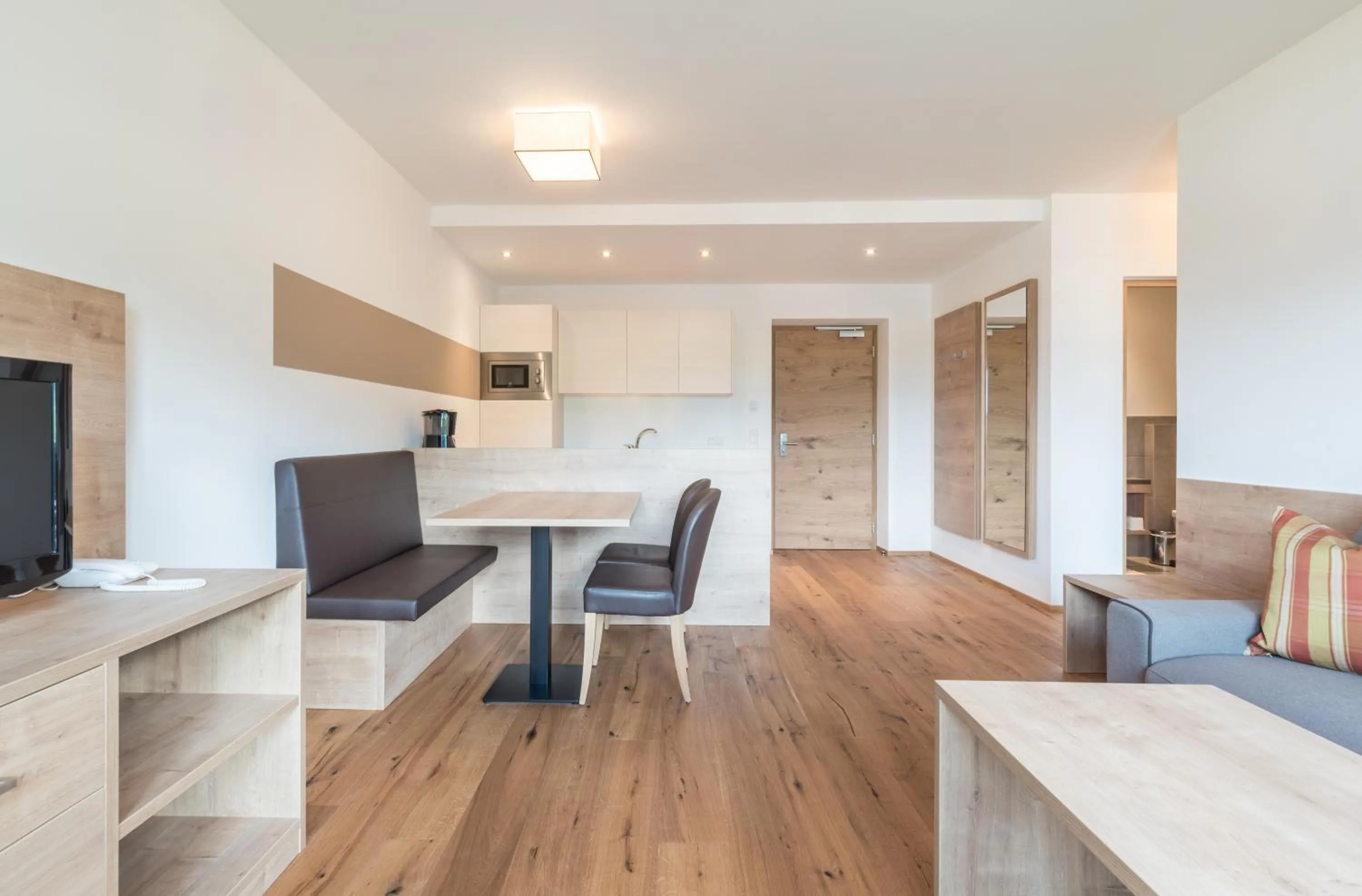 Kitchen or kitchenette in Aparthotel Panorama