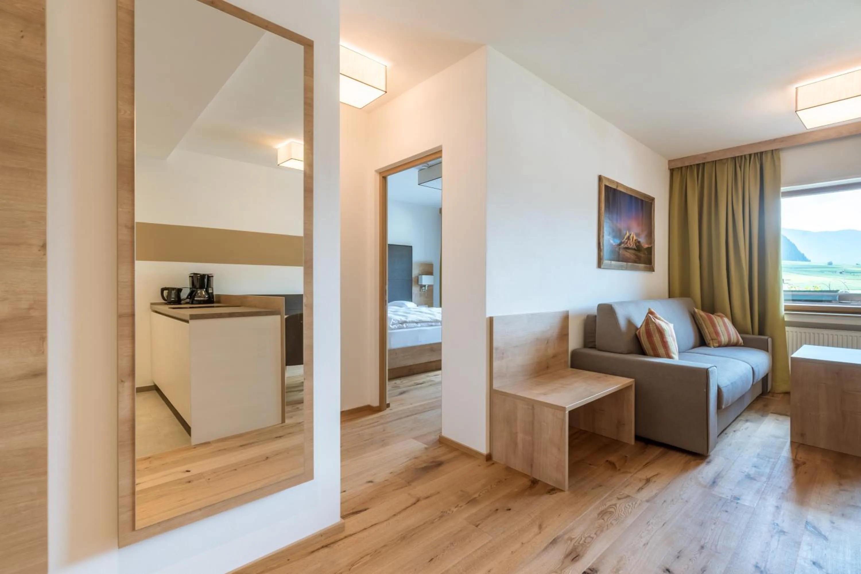 Kitchen or kitchenette in Aparthotel Panorama