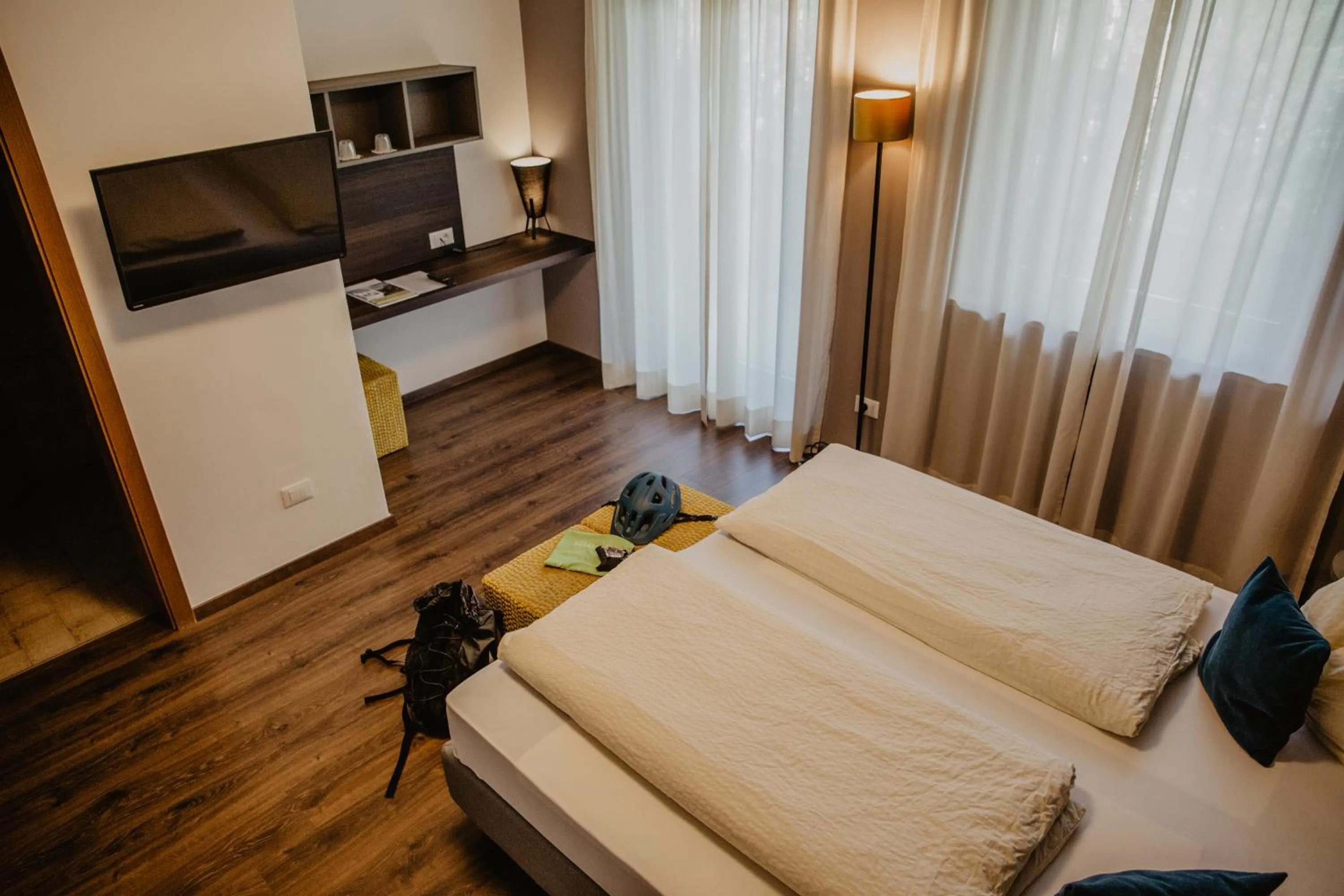 Communal lounge/ TV room, Bed in Feldgärtenhof