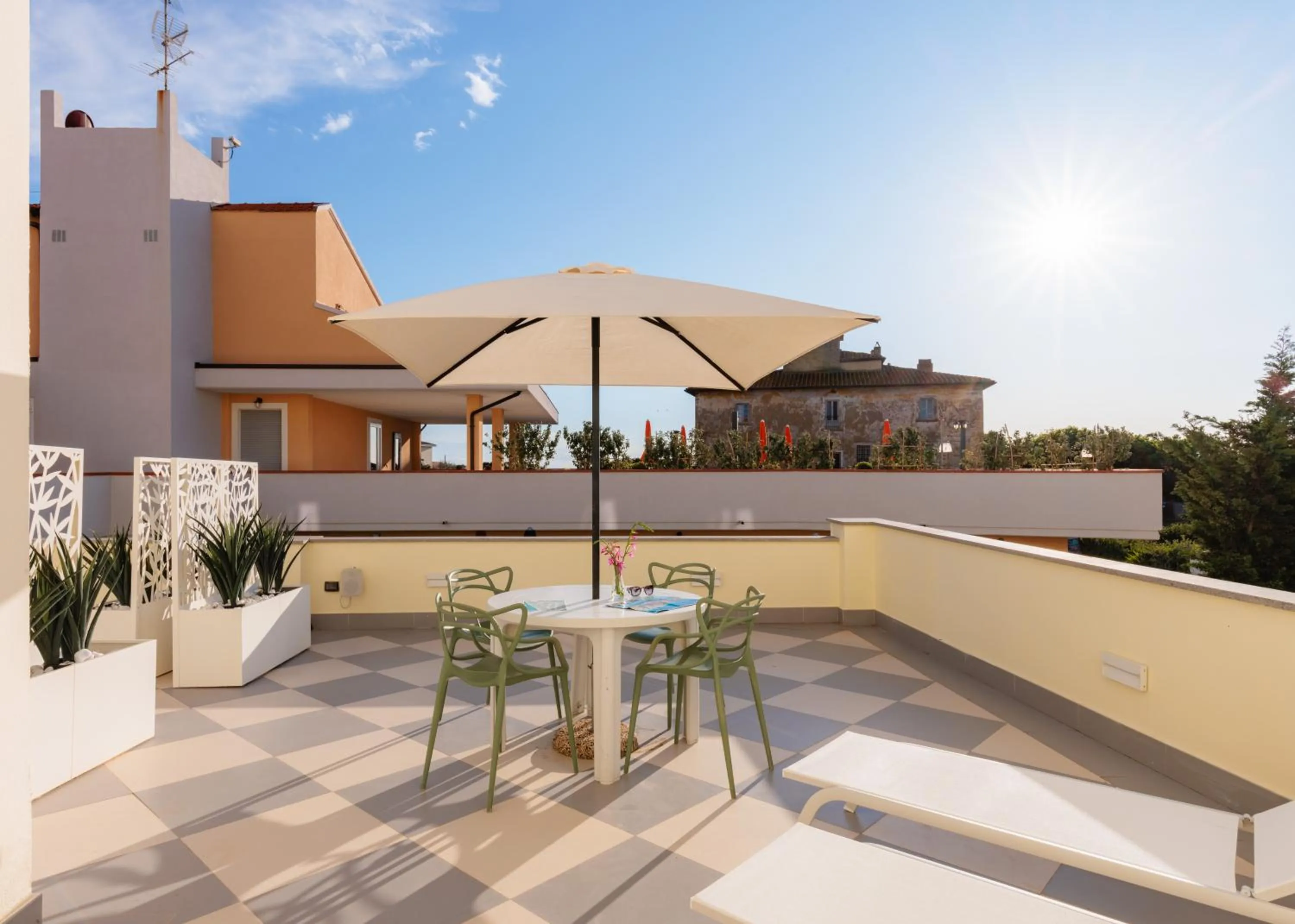 Balcony/Terrace in Hotel Nina